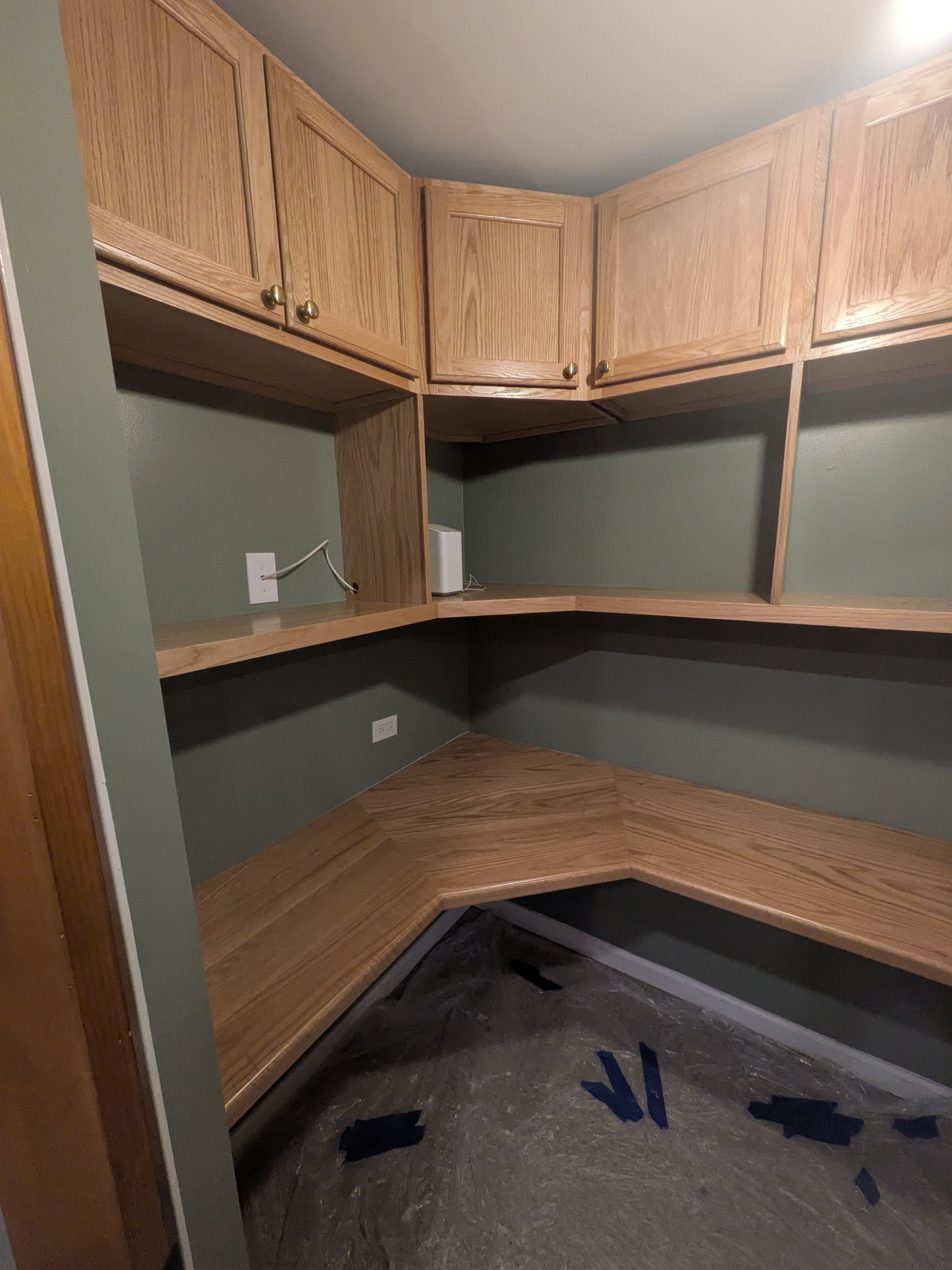 Custom Red Oak Home Office