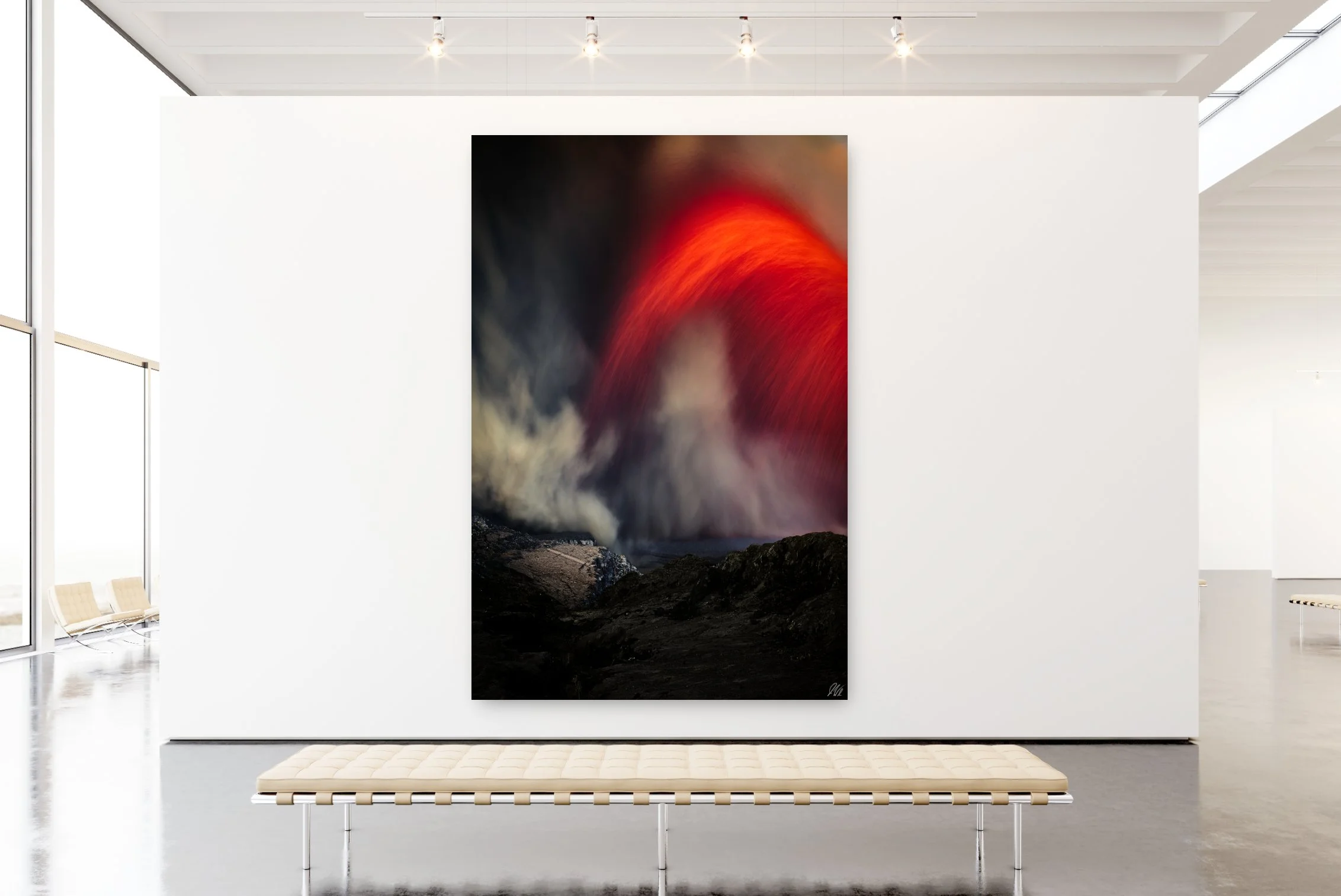 Hawaii Lave Photography Wall Art Prints Acrylic Metal Fuji Pearl Custom