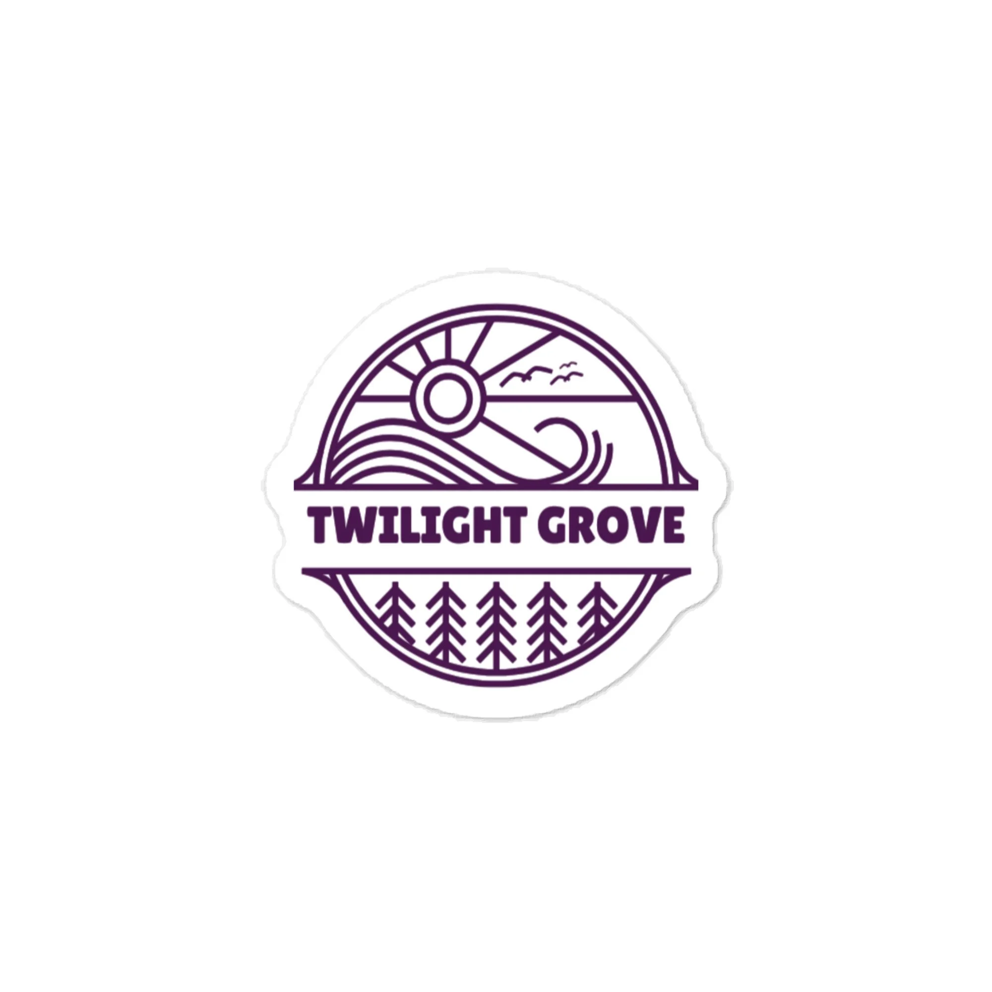 Twilight Grove Logo Sticker