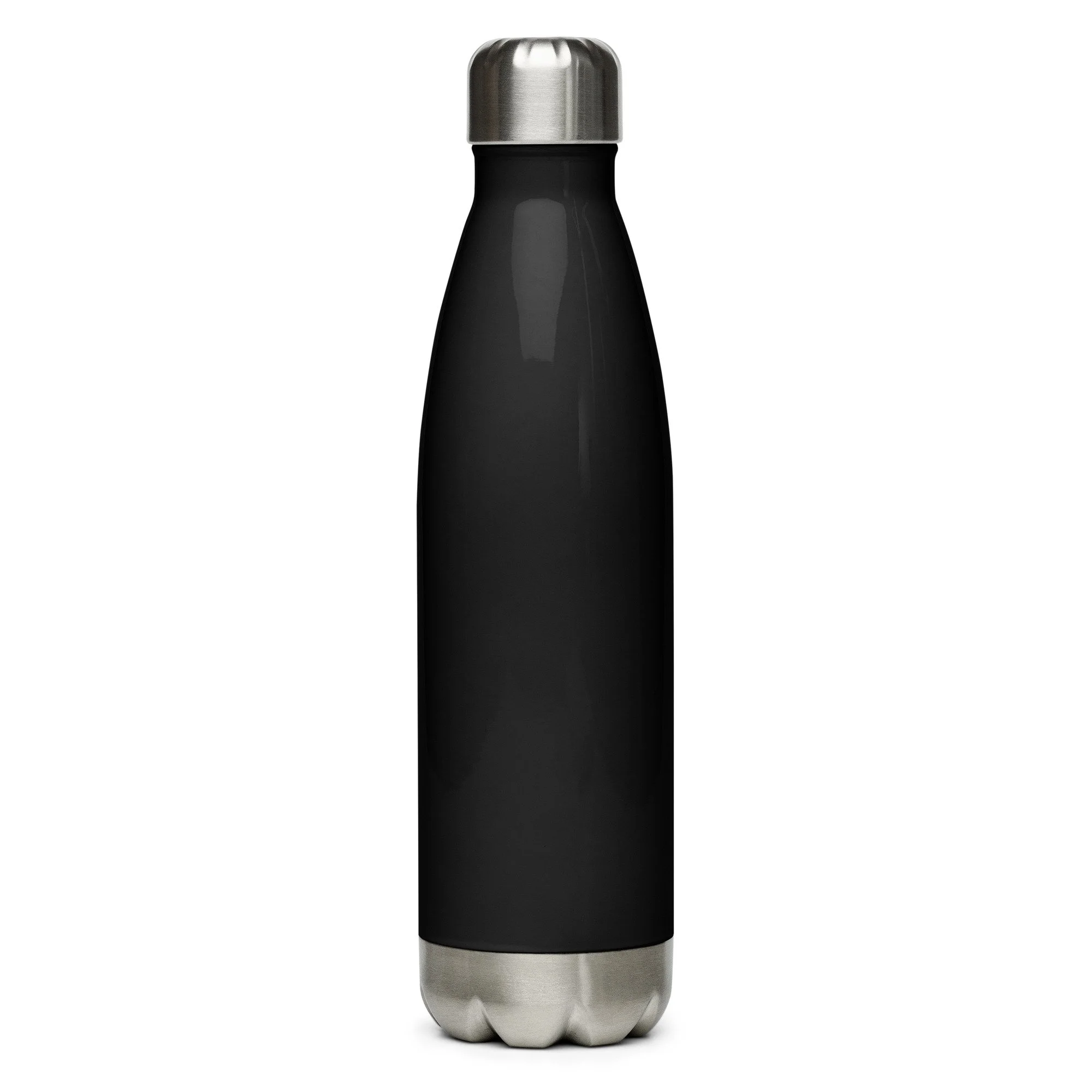 Twilight Grove Trail Bottle black stainless steel water bottle back view