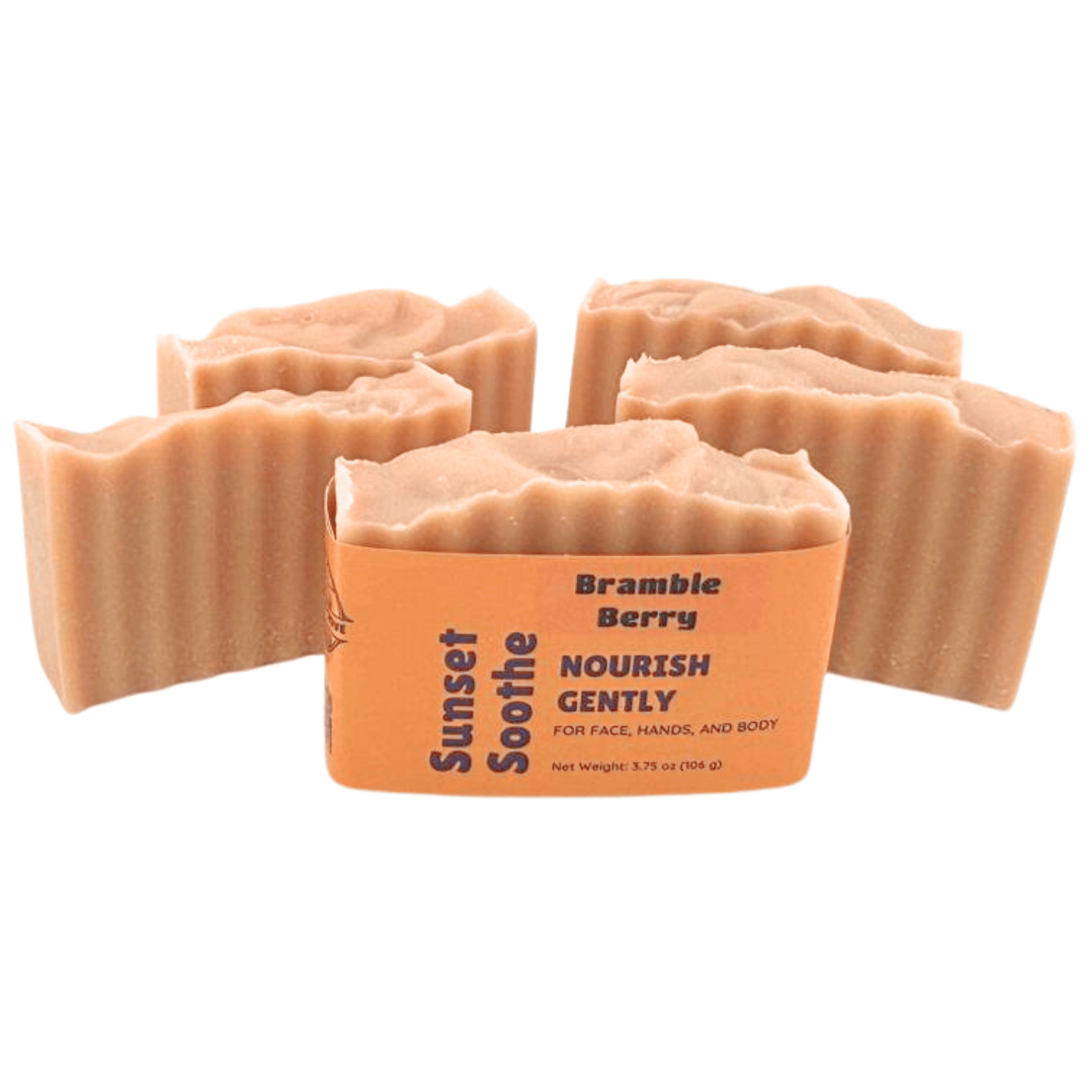 Bramble Berry - This farm-inspired bar combines natural pumice for gentle exfoliation with avocado oil, beeswax, and honey to nourish and soften skin_bars standing