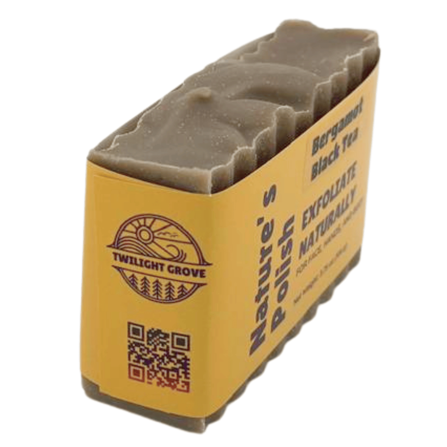 Bergamot Black Tea - This farm-inspired bar combines natural pumice for gentle exfoliation with avocado oil, beeswax, and honey to nourish and soften skin_logo