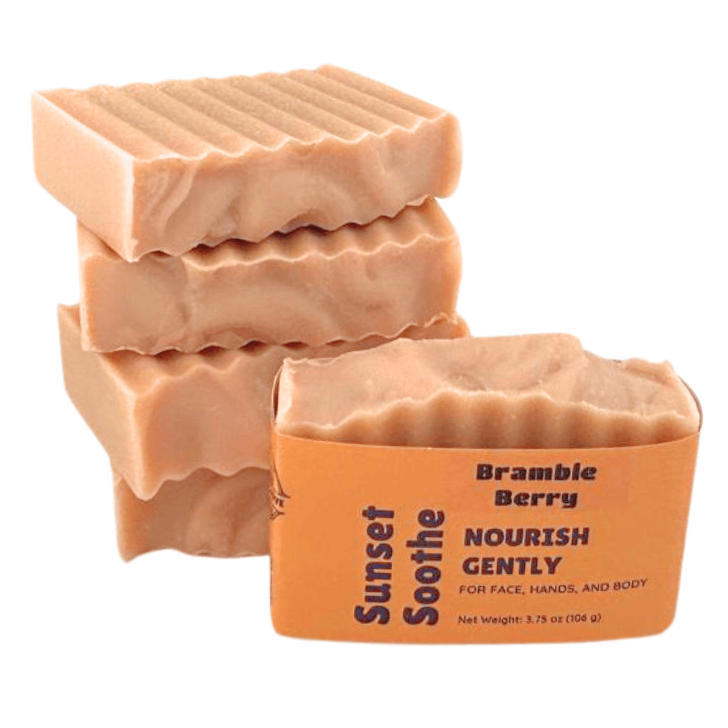 Bramble Berry - This farm-inspired bar combines natural pumice for gentle exfoliation with avocado oil, beeswax, and honey to nourish and soften skin_stacked bars