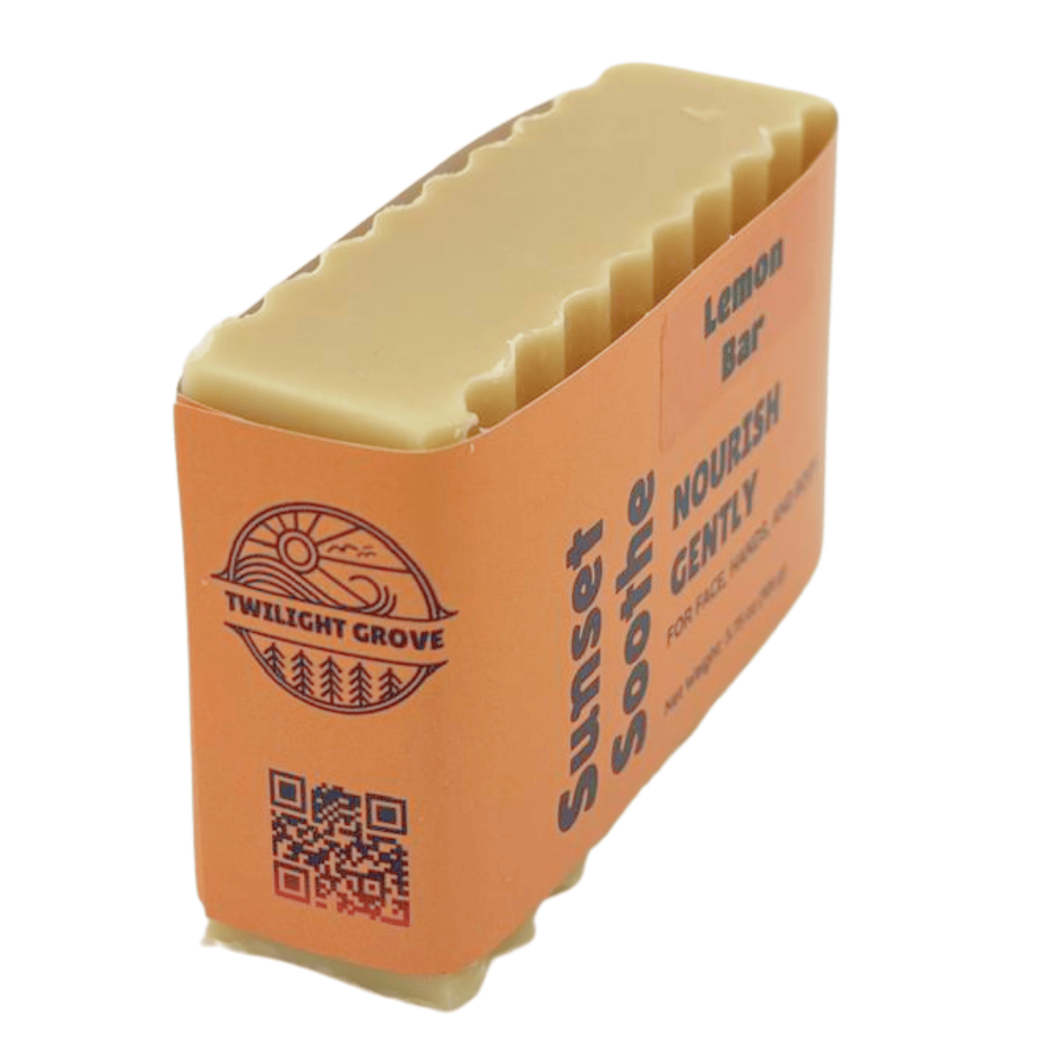 Lemon Bar - This farm-inspired bar combines natural pumice for gentle exfoliation with avocado oil, beeswax, and honey to nourish and soften skin_side logo