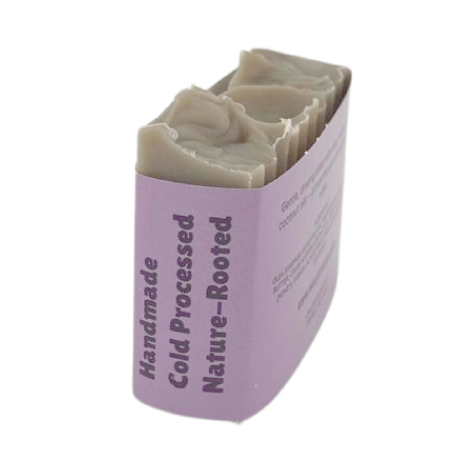 Backwoods Hike - This farm-inspired bar combines natural pumice for light exfoliation with mango butter for a long-lasting moisturizing soap_side text