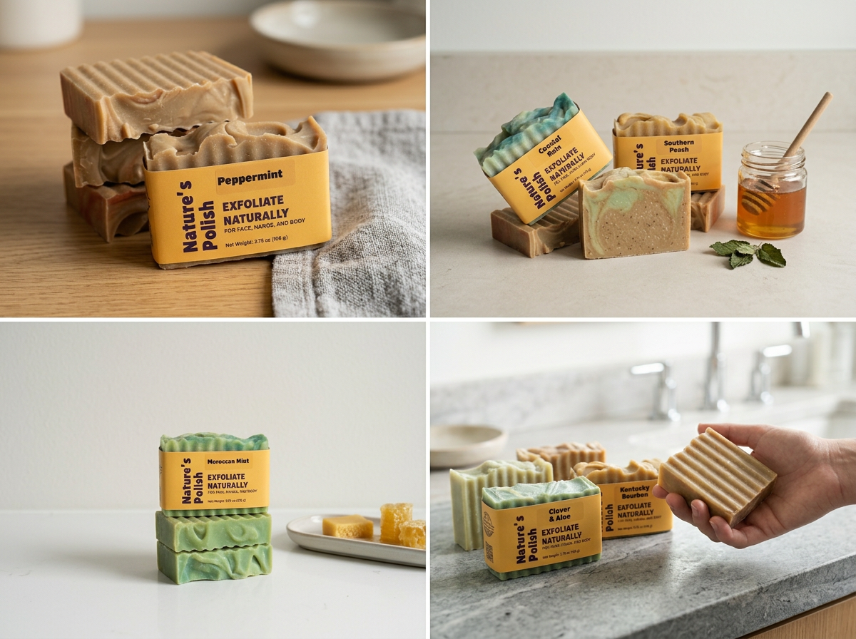 Nature’s Polish Handmade Soap  |  Conditioning & Gently Exfoliating
