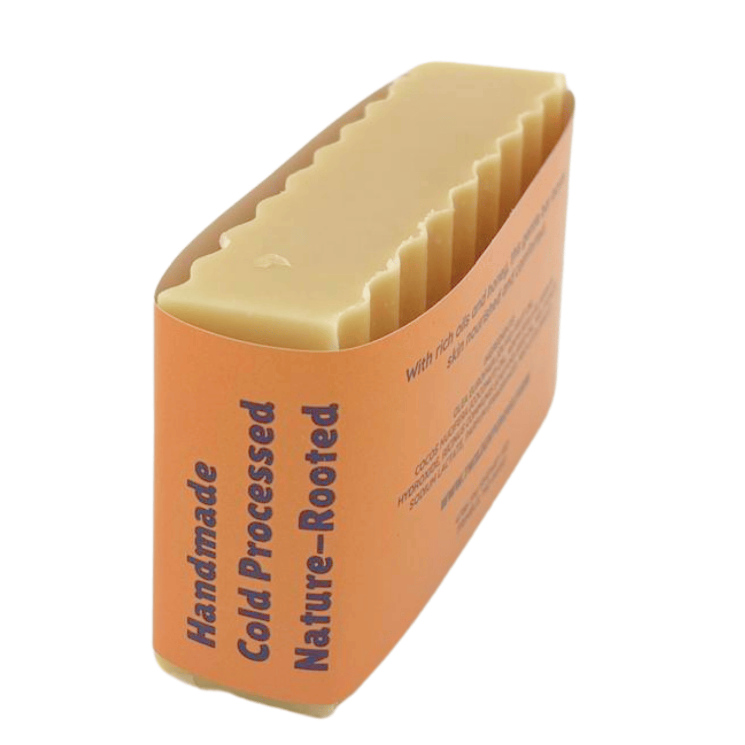 Lemon Bar - This farm-inspired bar combines natural pumice for gentle exfoliation with avocado oil, beeswax, and honey to nourish and soften skin_side text