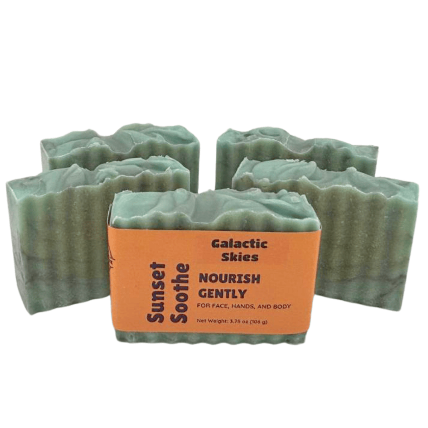 Galactic Skies - This farm-inspired bar combines natural pumice for gentle exfoliation with avocado oil, beeswax, and honey to nourish and soften skin_standing bars