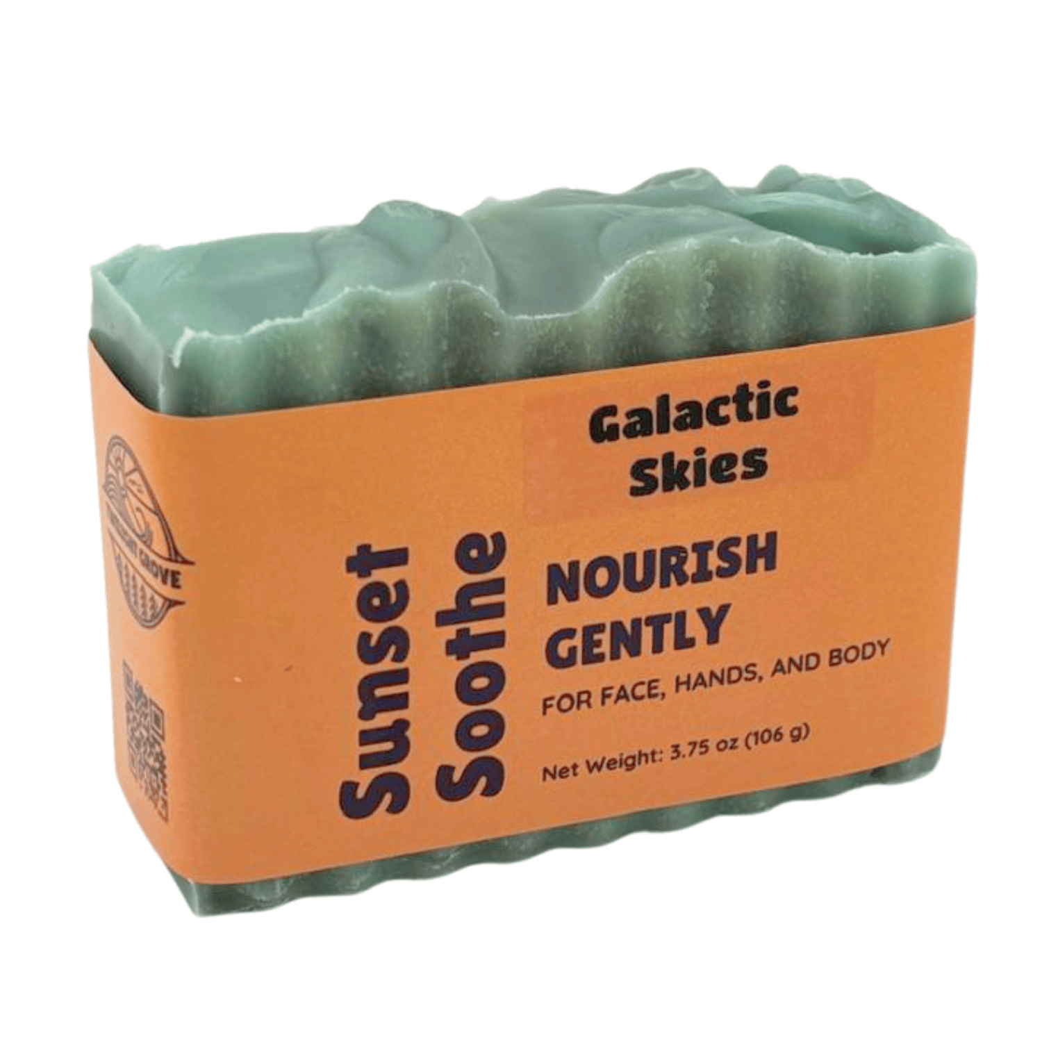 Galactic Skies - This farm-inspired bar combines natural pumice for gentle exfoliation with avocado oil, beeswax, and honey to nourish and soften skin.