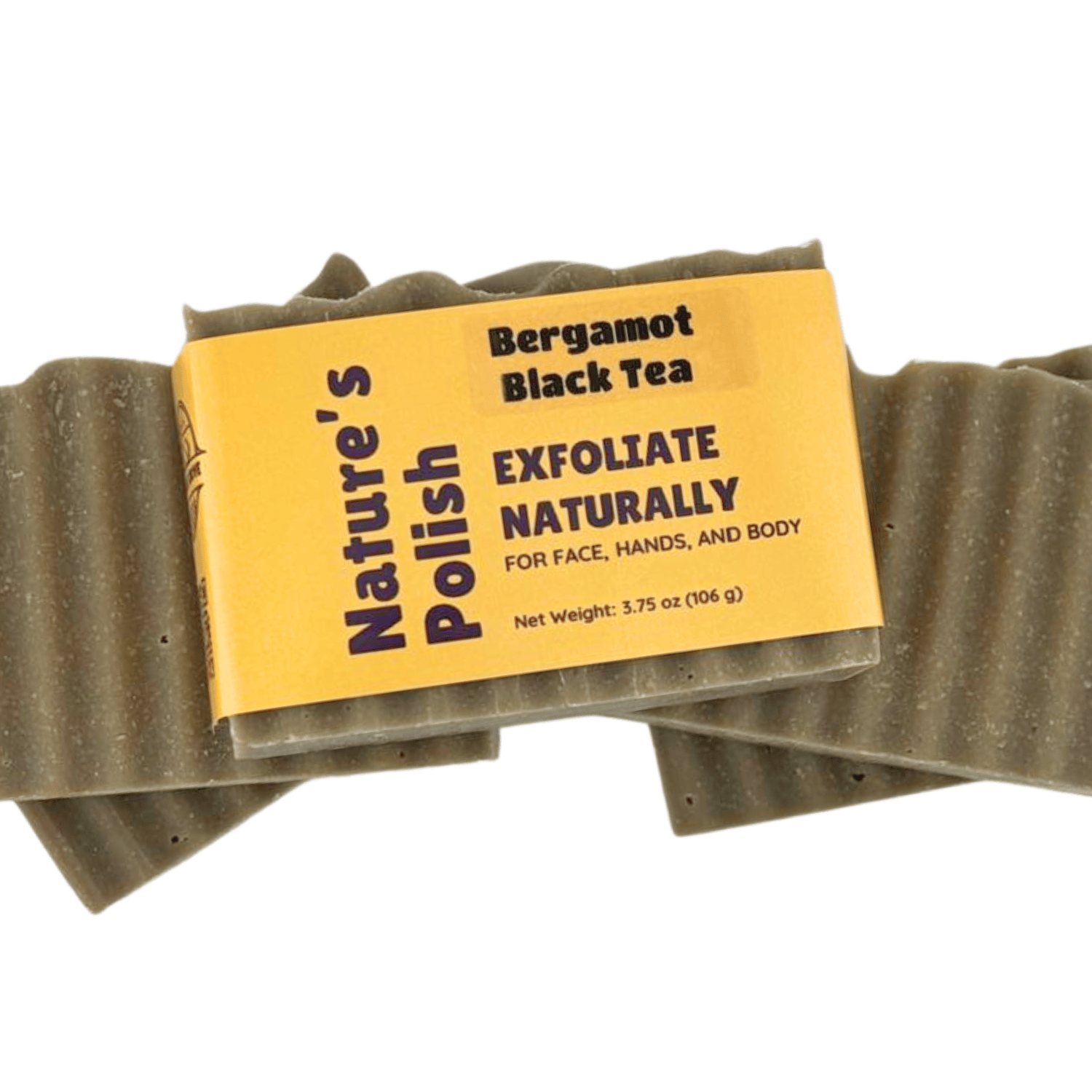 Bergamot Black Tea - This farm-inspired bar combines natural pumice for gentle exfoliation with avocado oil, beeswax, and honey to nourish and soften skin_packaged bar
