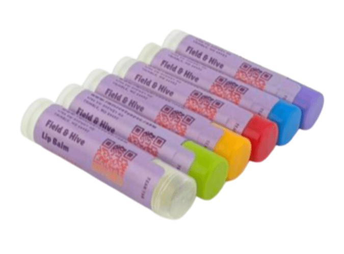 Field & Hive Lip Balm - non-greasy handmade lip balm - 6 tubes in a row (Copy)