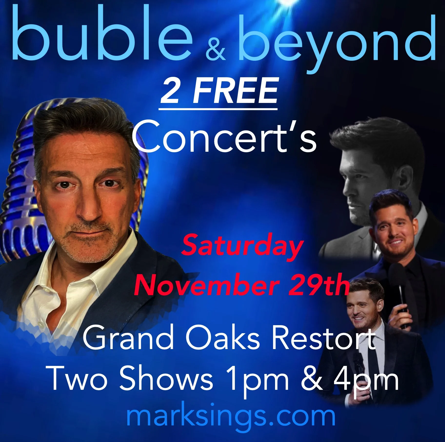 Two Free Concerts's Buble & Beyond