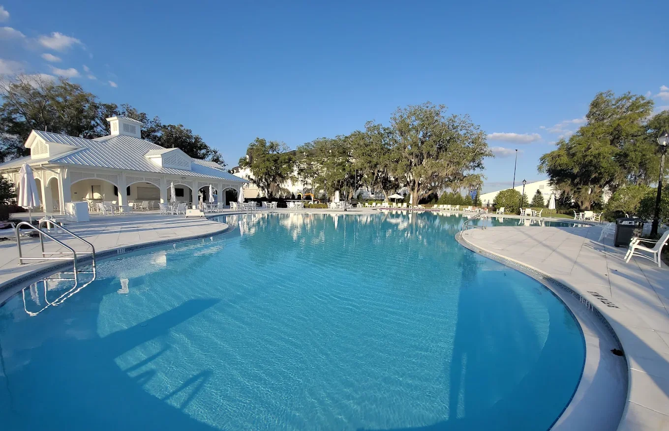Pool Side @ Equestrian Hotel. 