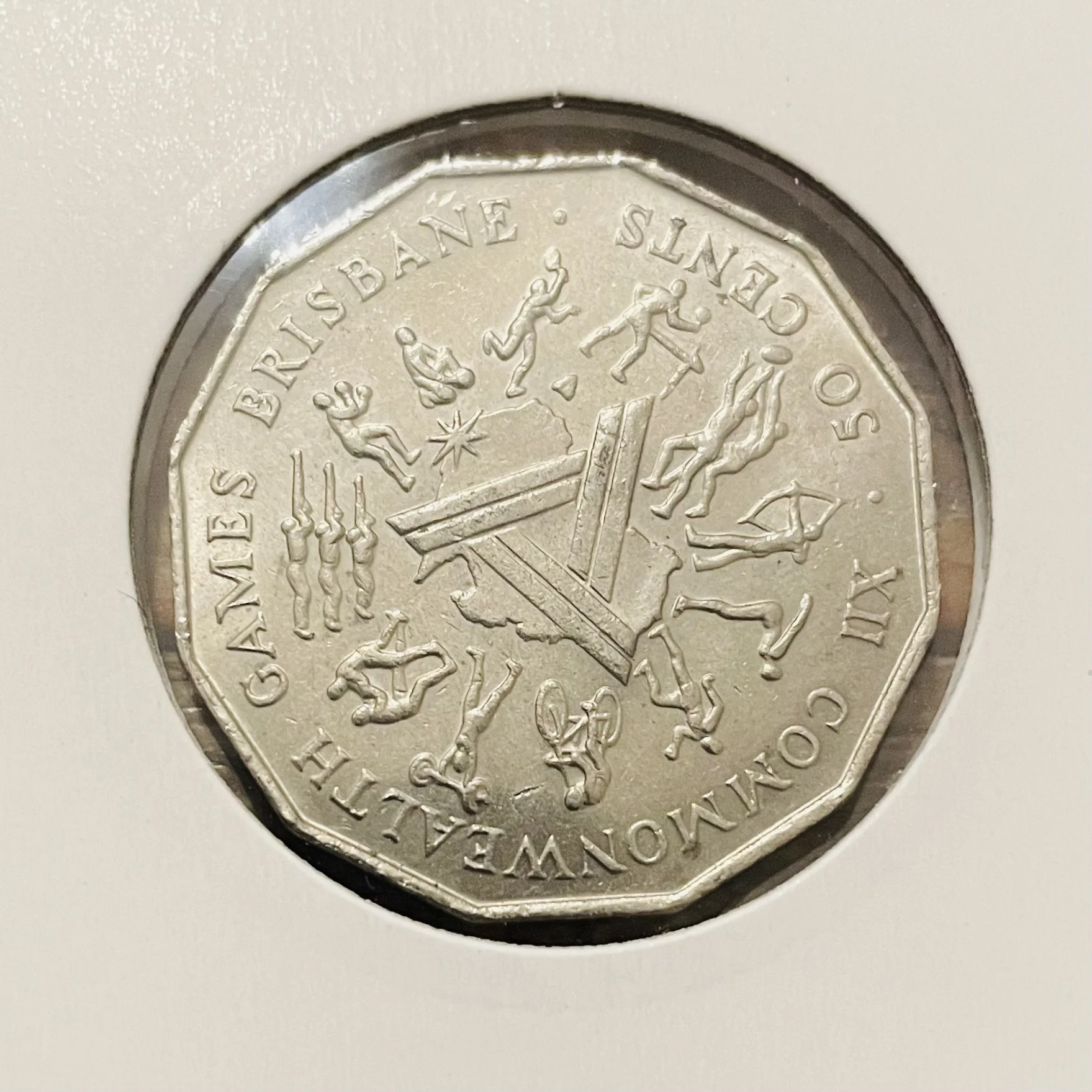 1982 50c Commonwealth Games Brisbane