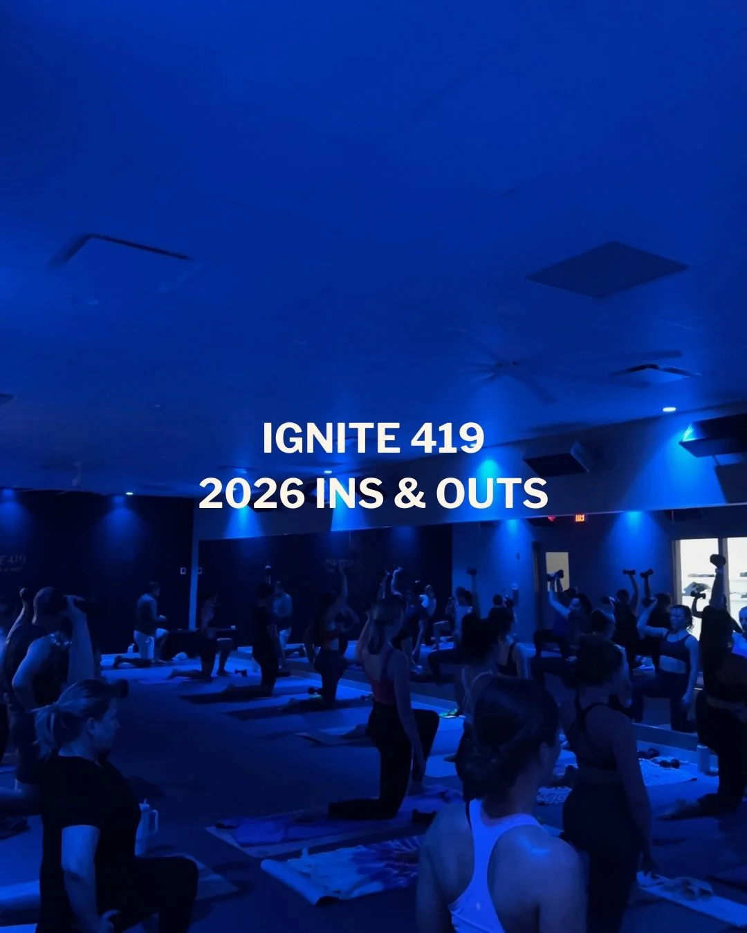 Our #1 &ldquo;in&rdquo; : becoming an Ignite 419 member!! 

We can&rsquo;t wait to spend 2026 with you all 🪩✨