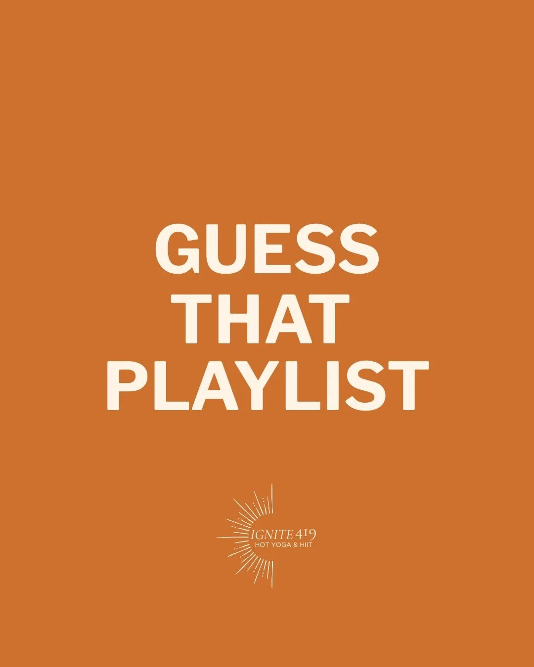 We stole seven of our instructors&rsquo; playlist&hellip; can you guess whose is whose?! 😉🧡