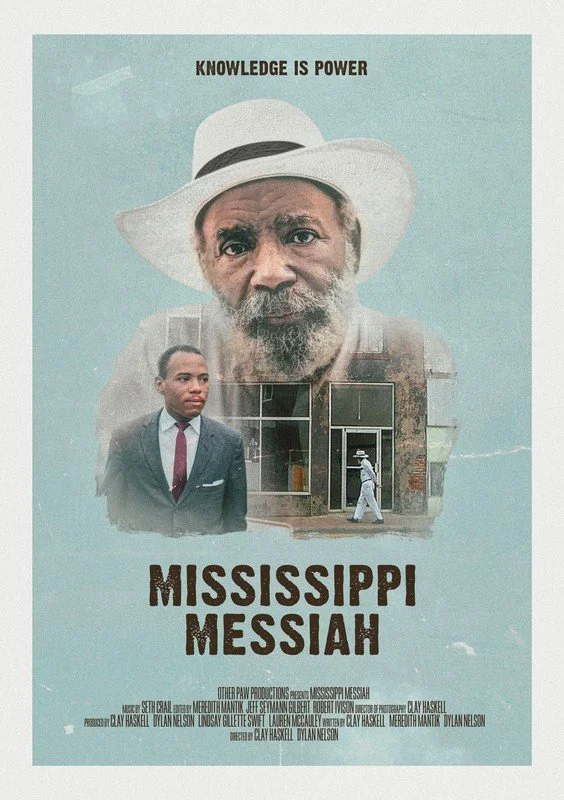Movie Poster for the documentary Mississippi Messiah depicts Civil rights icon James Meredith
