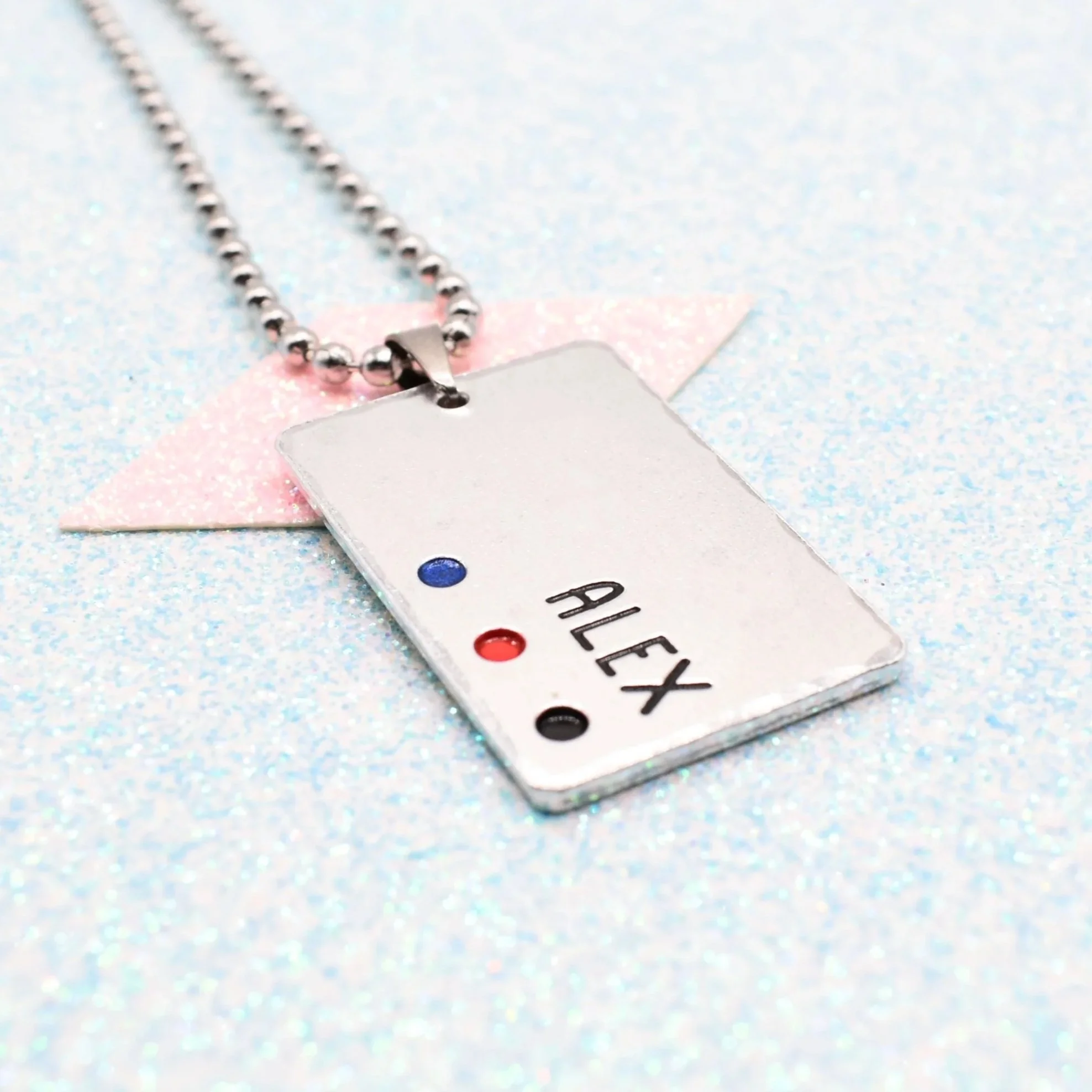 Custom polyamory jewellery with personalisation option