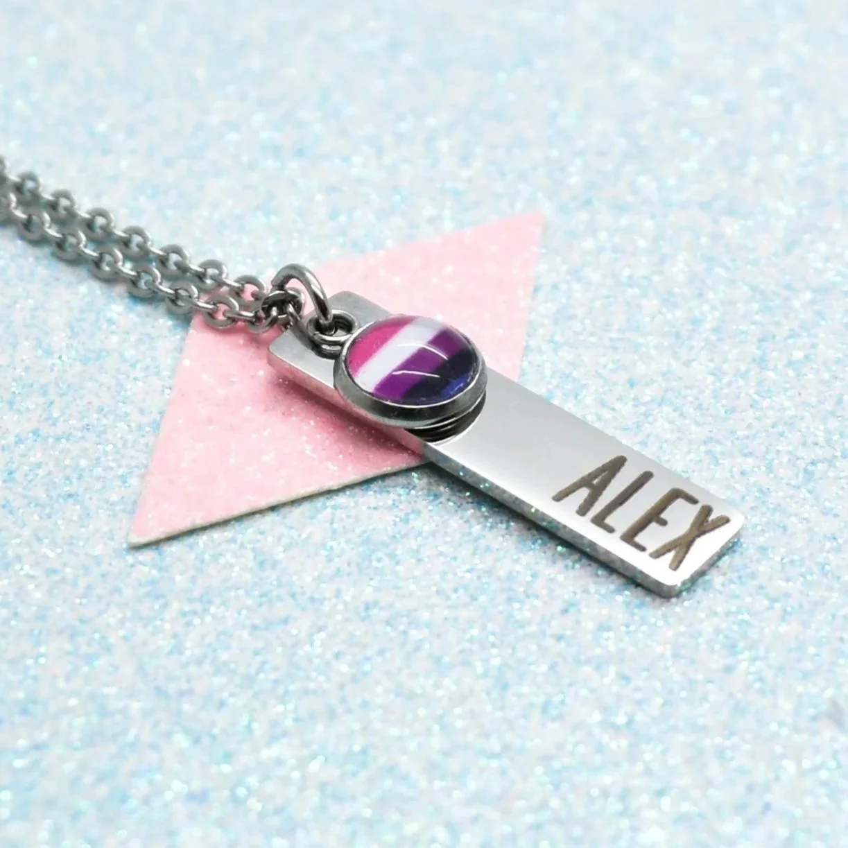 personalised genderfluid jewellery