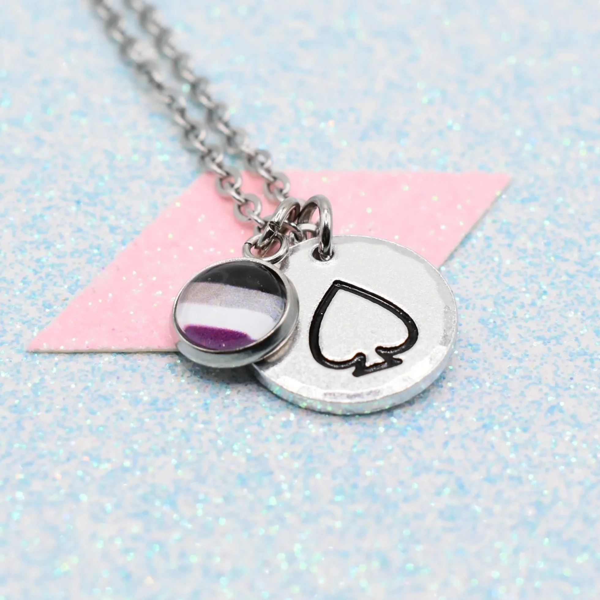 Asexual Pride Necklace