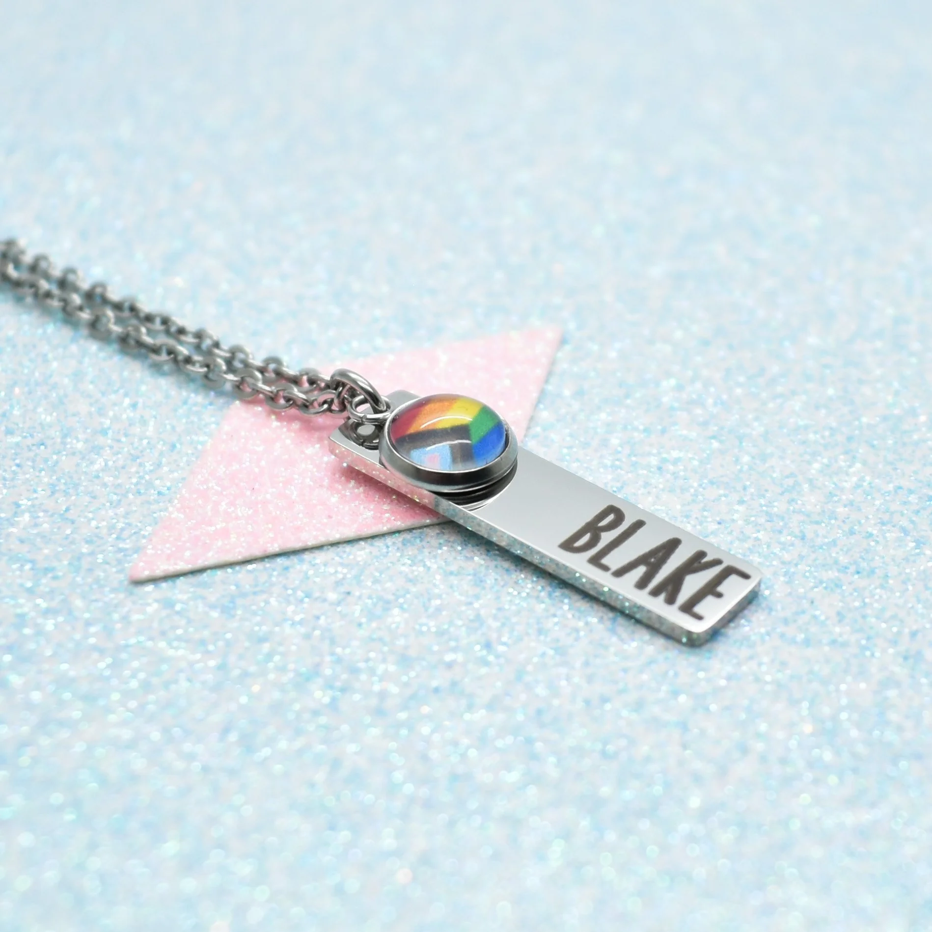 personalised LGBTQ+ pride jewellery