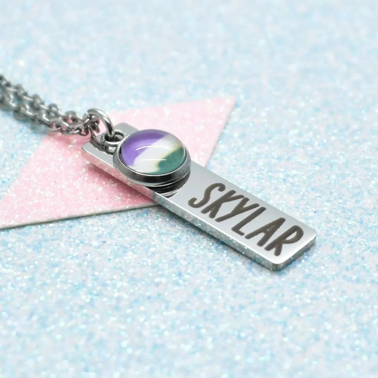 genderqueer pride jewellery
