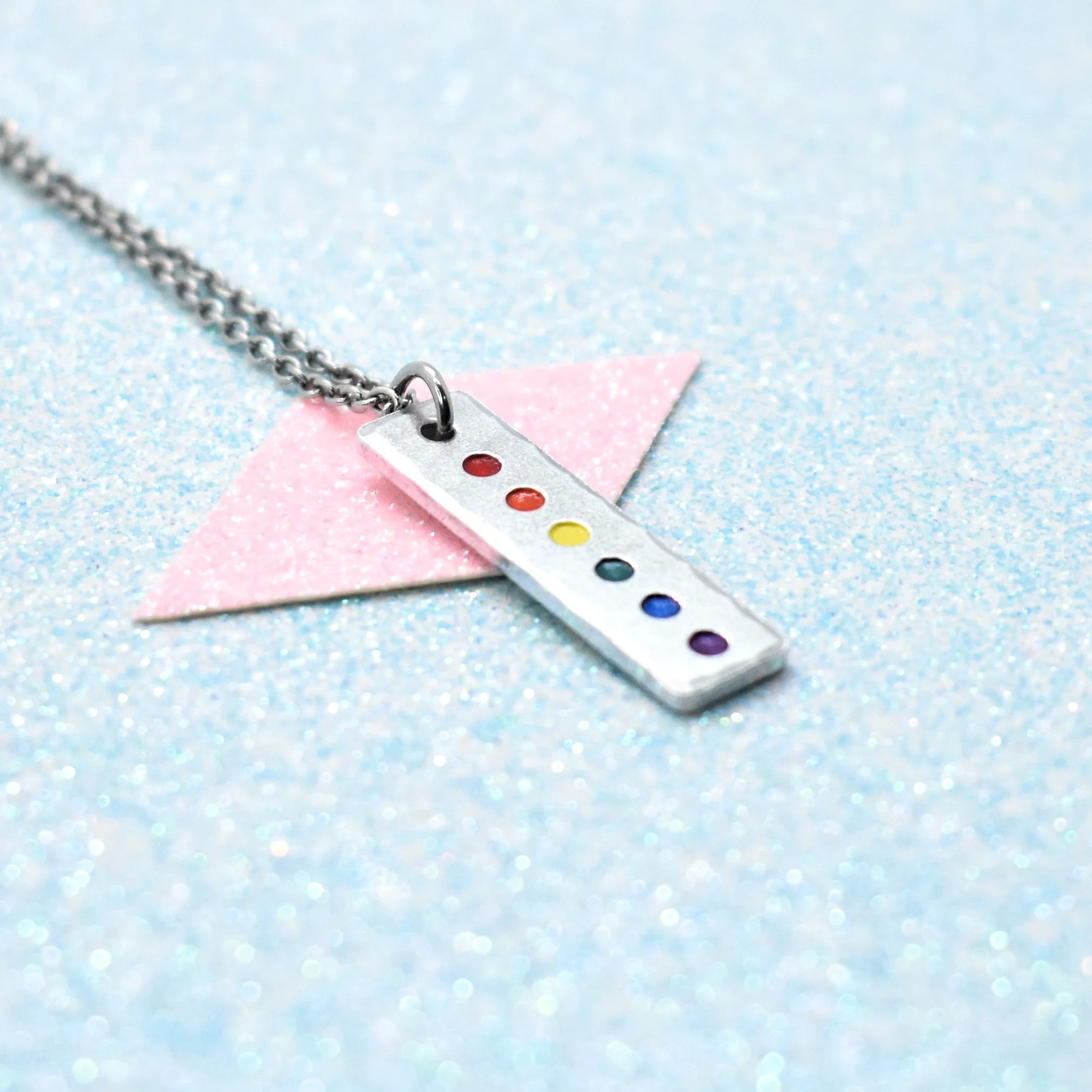 rainbow flag jewellery for queer visibility
