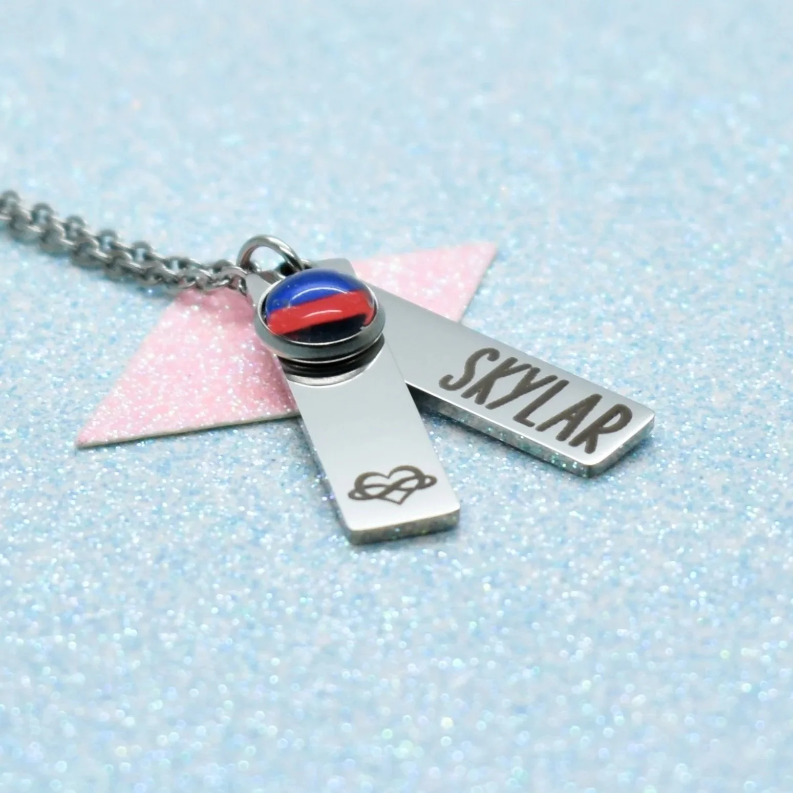 LGBTQ+ polyamory pride jewellery