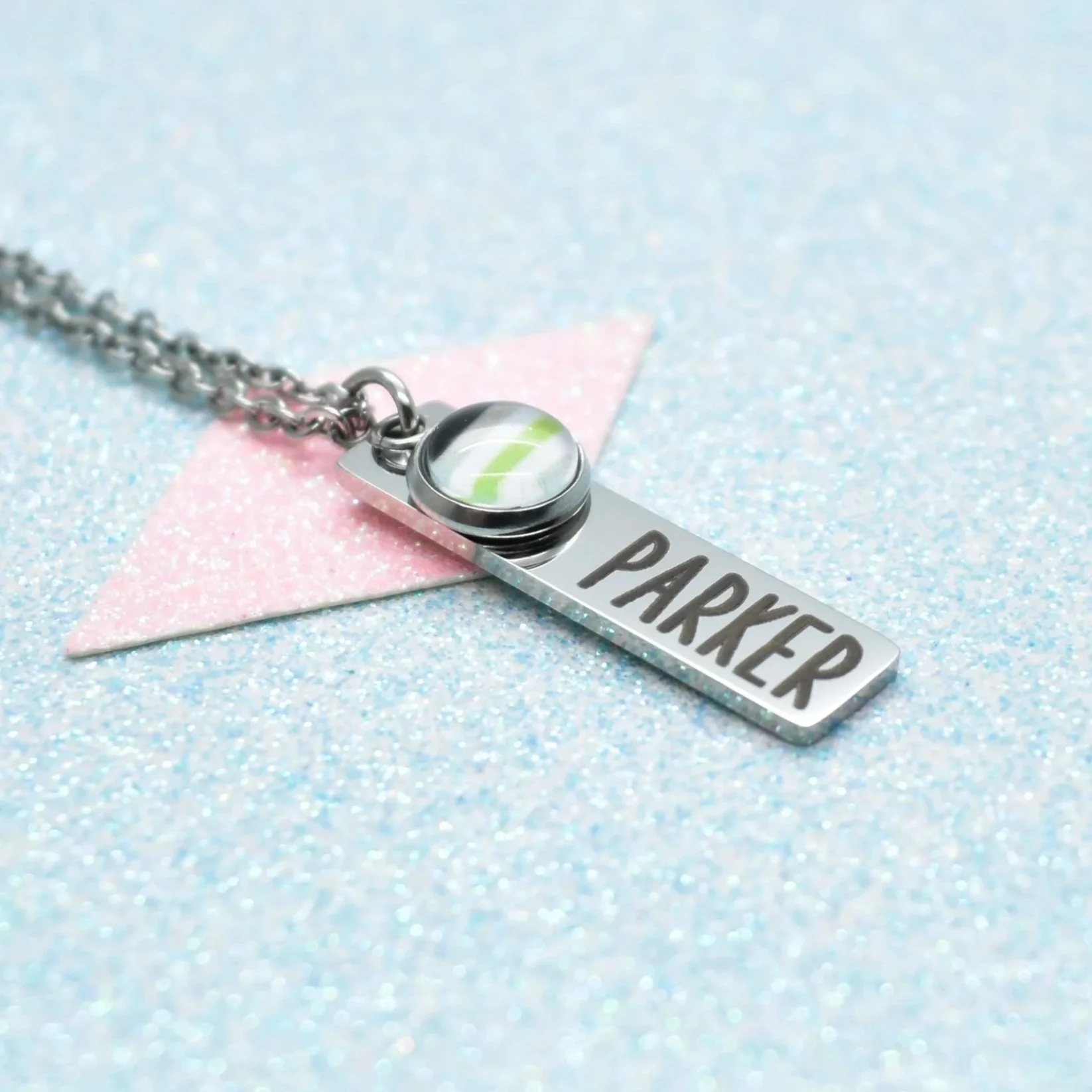 personalised agender jewellery