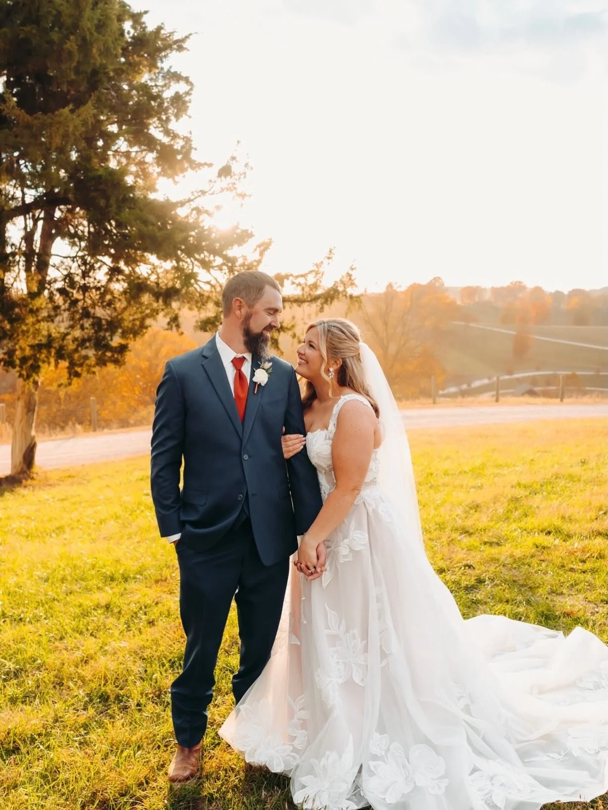 Autumn light, rolling hills, and the sweetest newlywed moments for my dear brother and his sweet wife in Hermann, MO!