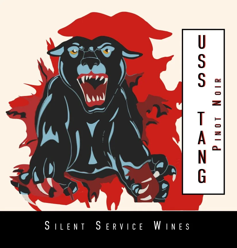 USS Tang Pinot Noir Sticker
