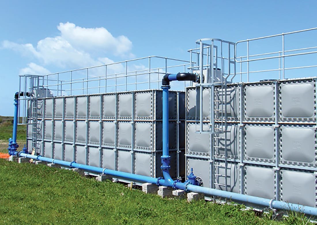 # Sectional water tanks