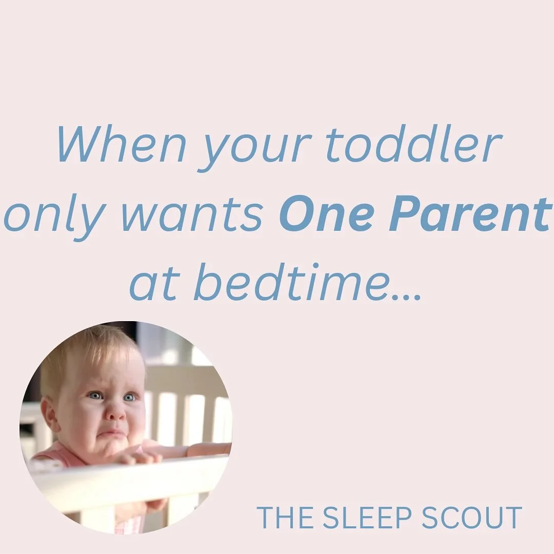 Is your toddler only accepting one parent at bedtime? 😴 🙋&zwj;♀️ you&rsquo;re not alone! Parent preference at sleep time is SO common (and totally normal!) Here&rsquo;s how to gently get both parents involved without tears or battles&hellip;.. 

#s