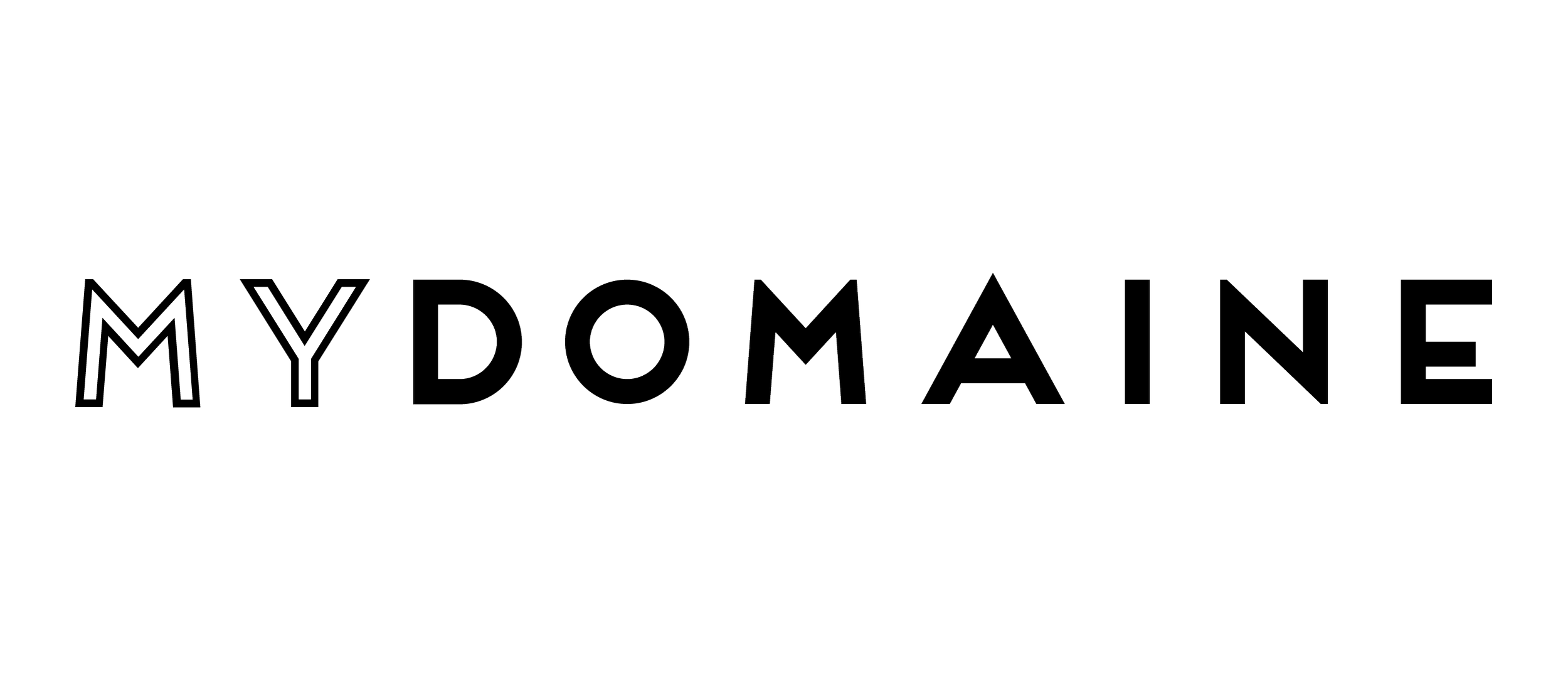 Text graphic with the word 'MYDAIME' in outlined letters on a black background.
