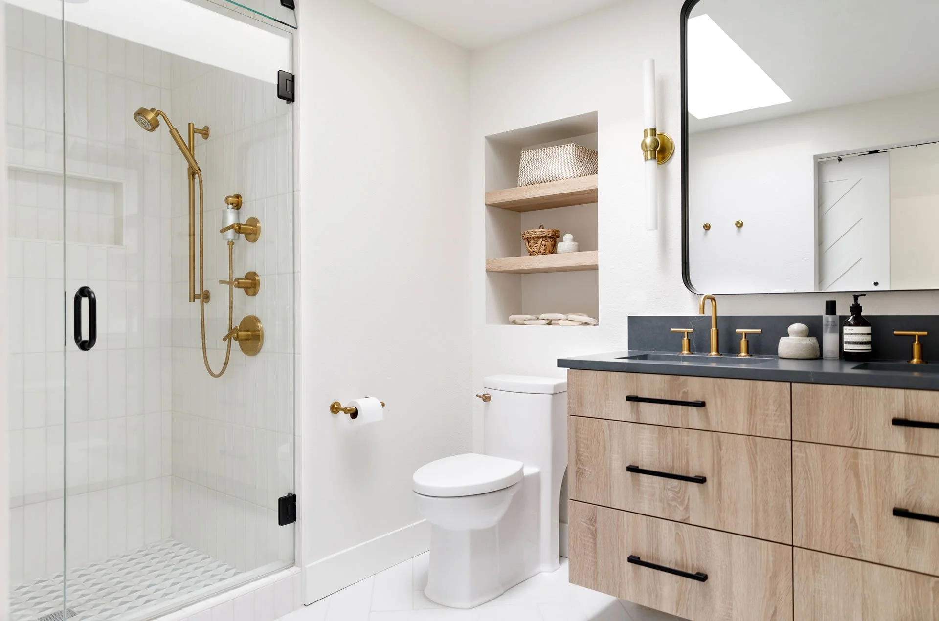 We Love Juxtaposed Bathrooms