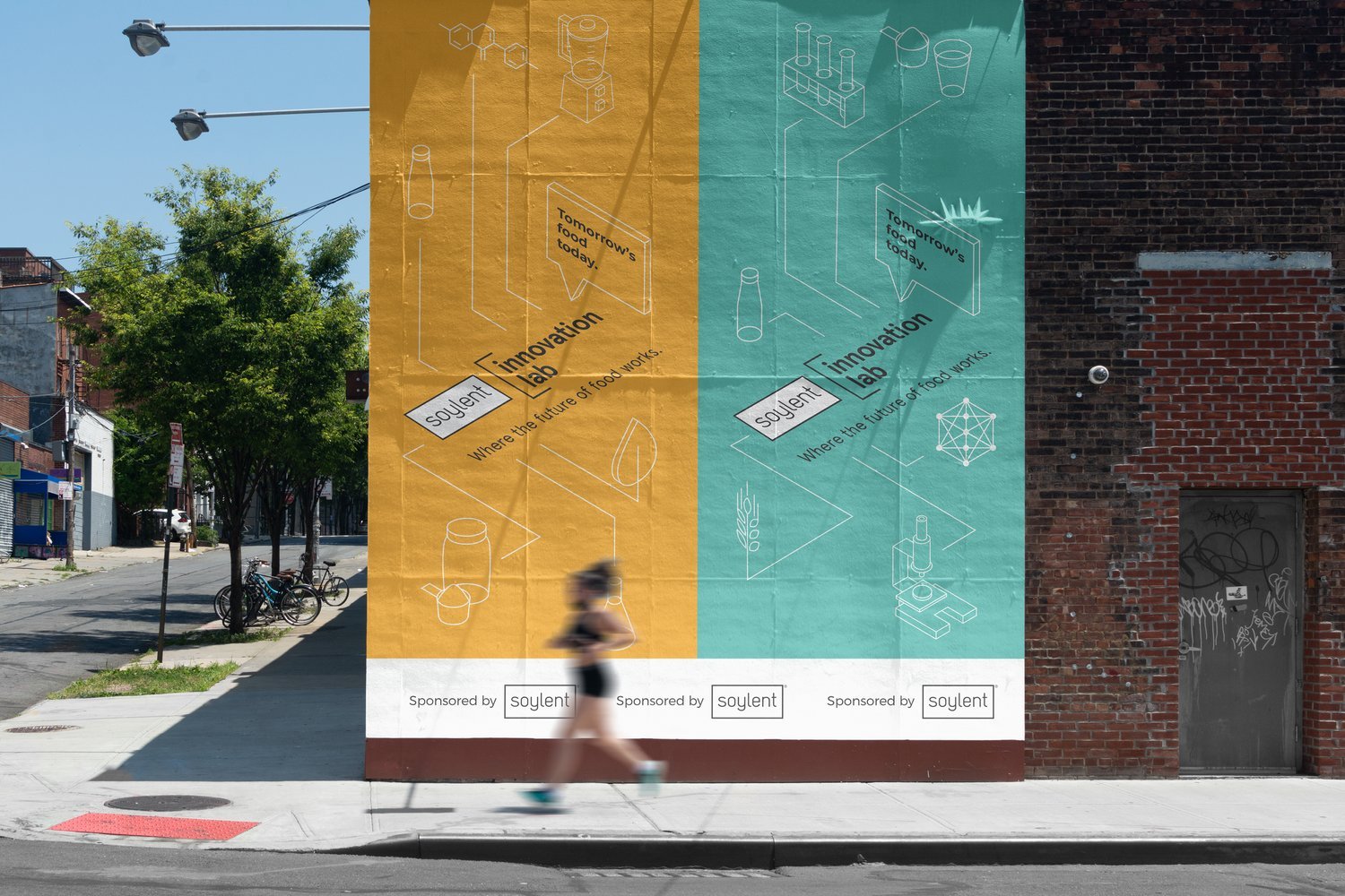 Event key art for meal replacement brand