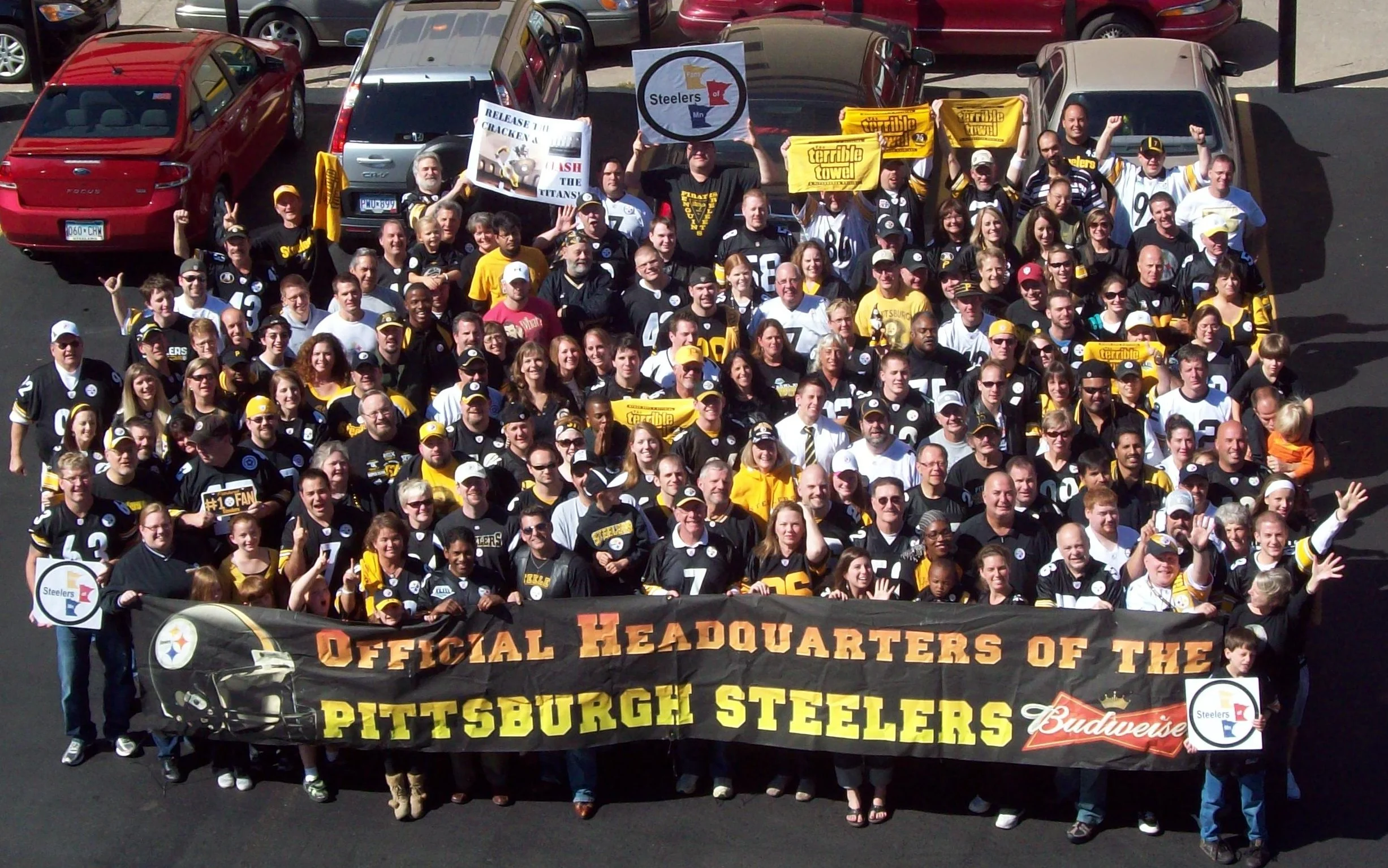 Group photo at Patrick McGovern's