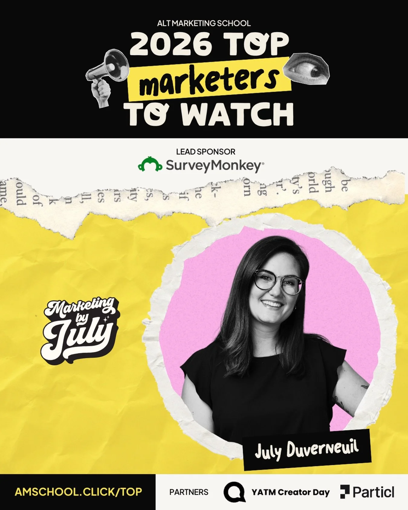 Made it onto @altmarketingschool&rsquo;s Top Marketers List 2026! 🤩

What a start of the year!! It was a great surprise to wake up to!

So grateful to be featured alongside some AMAZING creative marketers from around the world. 💕

Thank you to all 