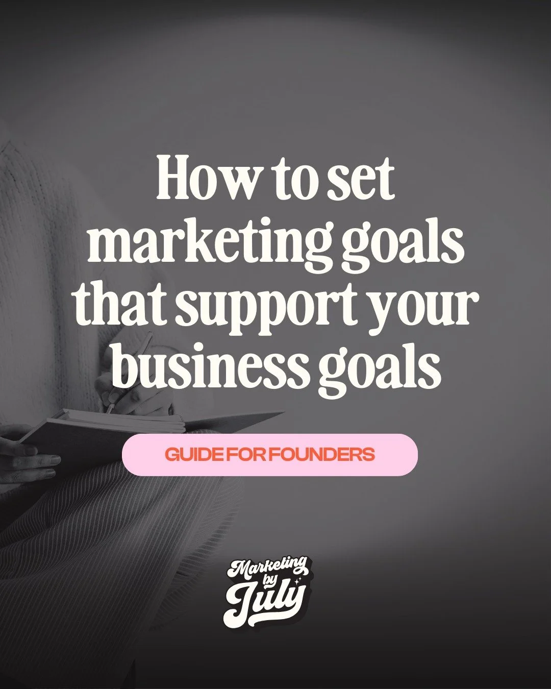 if your marketing goals are things like:
&ldquo;post more on Instagram.&rdquo;
&ldquo;get more followers.&rdquo;
&ldquo;be more consistent.&rdquo;

😬 &hellip;we need to talk.

Because marketing goals that aren&rsquo;t tied to actual business goals (
