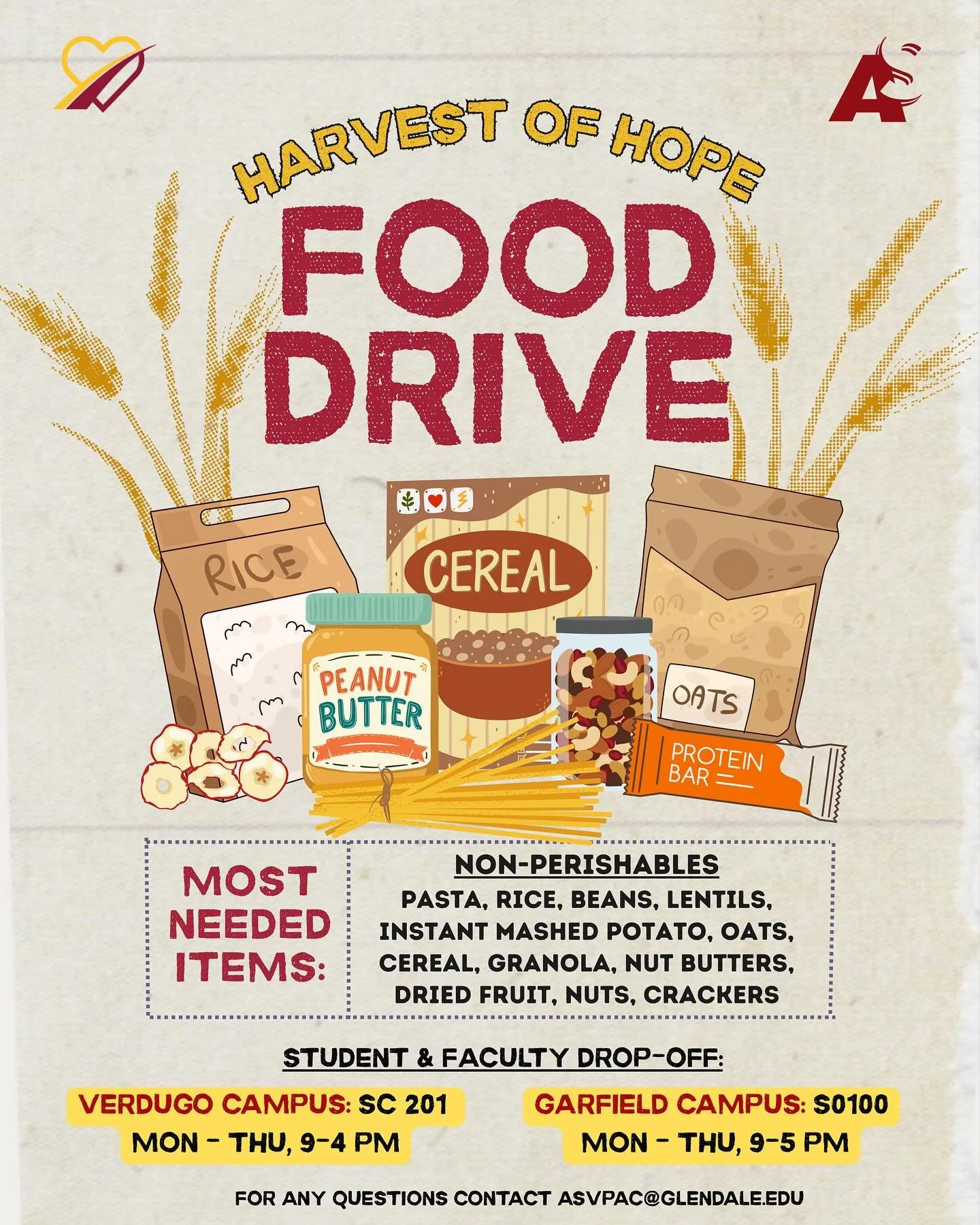 With the recent government shutdown and cuts to essential programs like SNAP, food insecurity is hitting us students hard.&nbsp;

ASGCC wants to do our part to help make sure no student goes without. That&rsquo;s why we&rsquo;re asking for nonparisha