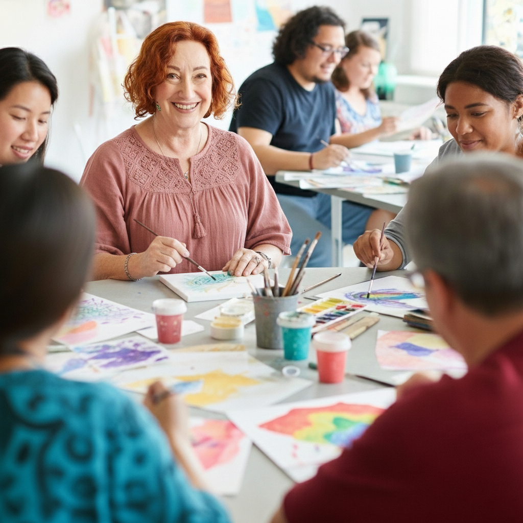 Artwise Art Therapy Group Session