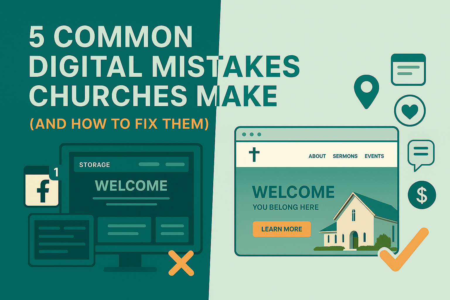 5 Common Digital Mistakes Churches Make (and How to Fix Them)
