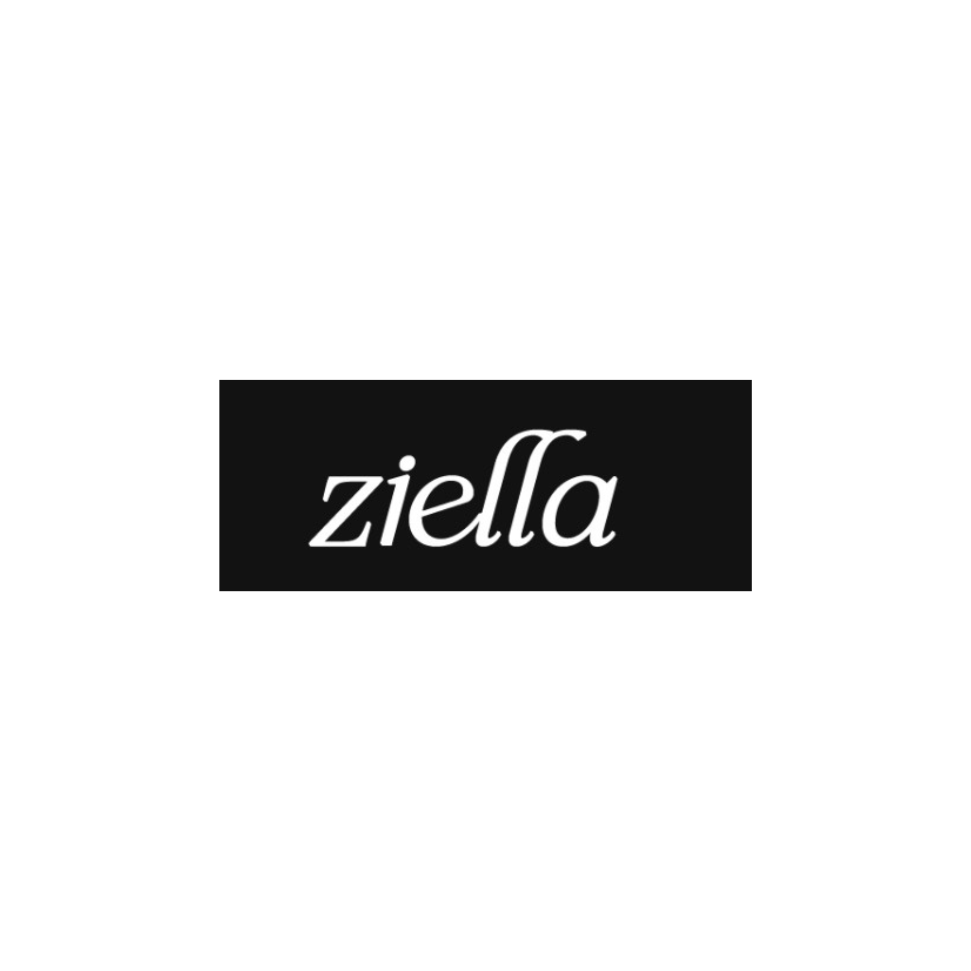 The image displays a black background with the word "zielo" written in white lowercase letters and a small stylized "Z" logo above the text.