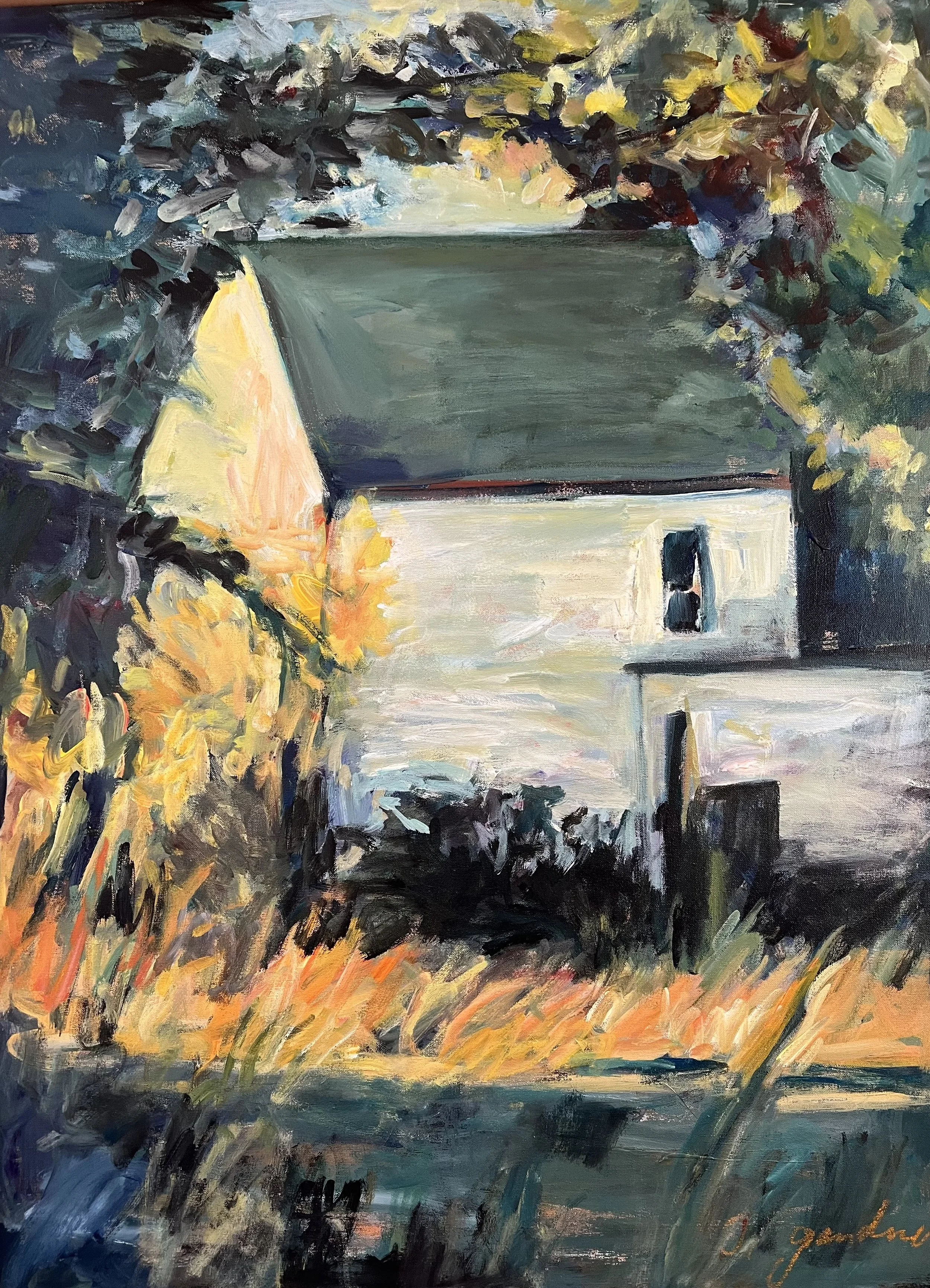 Sun-lit house