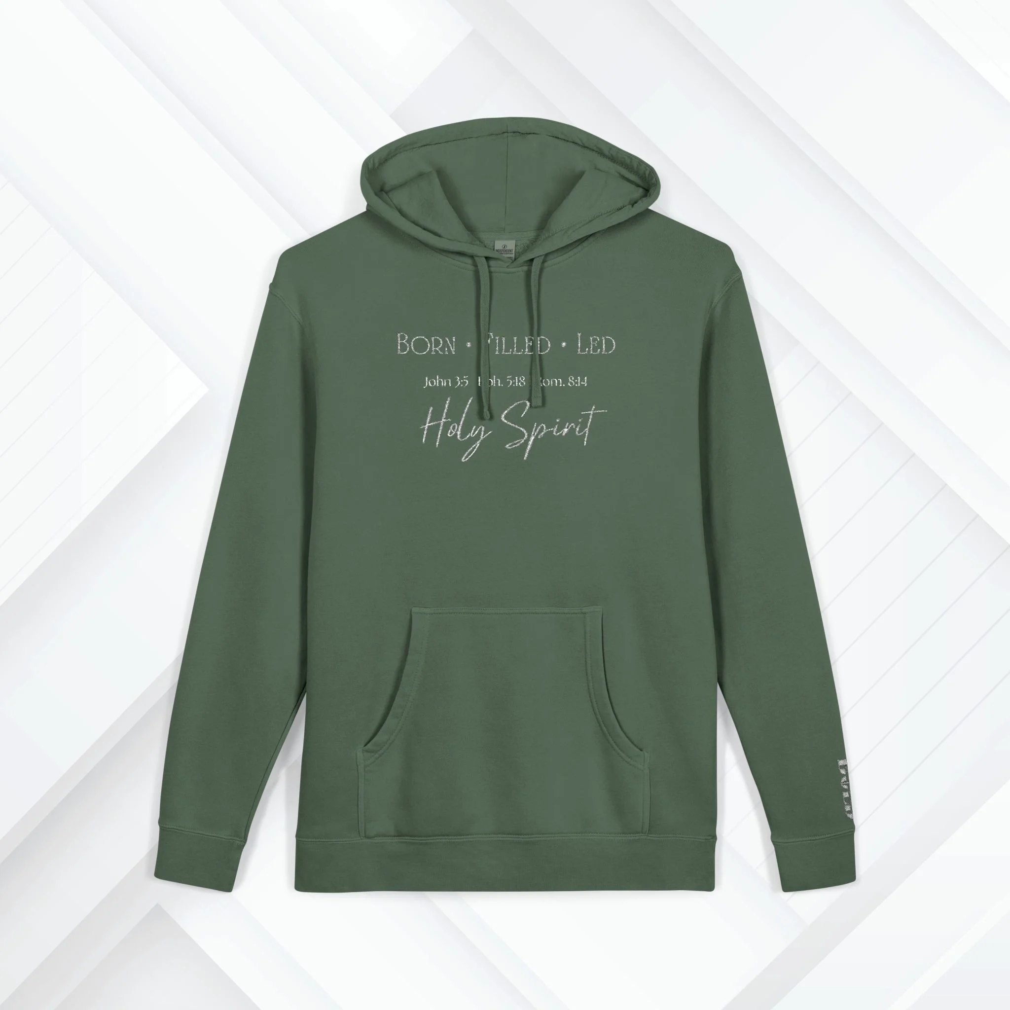Led by the Holy Spirit Hoodie – Premium Embroidered PRM4500