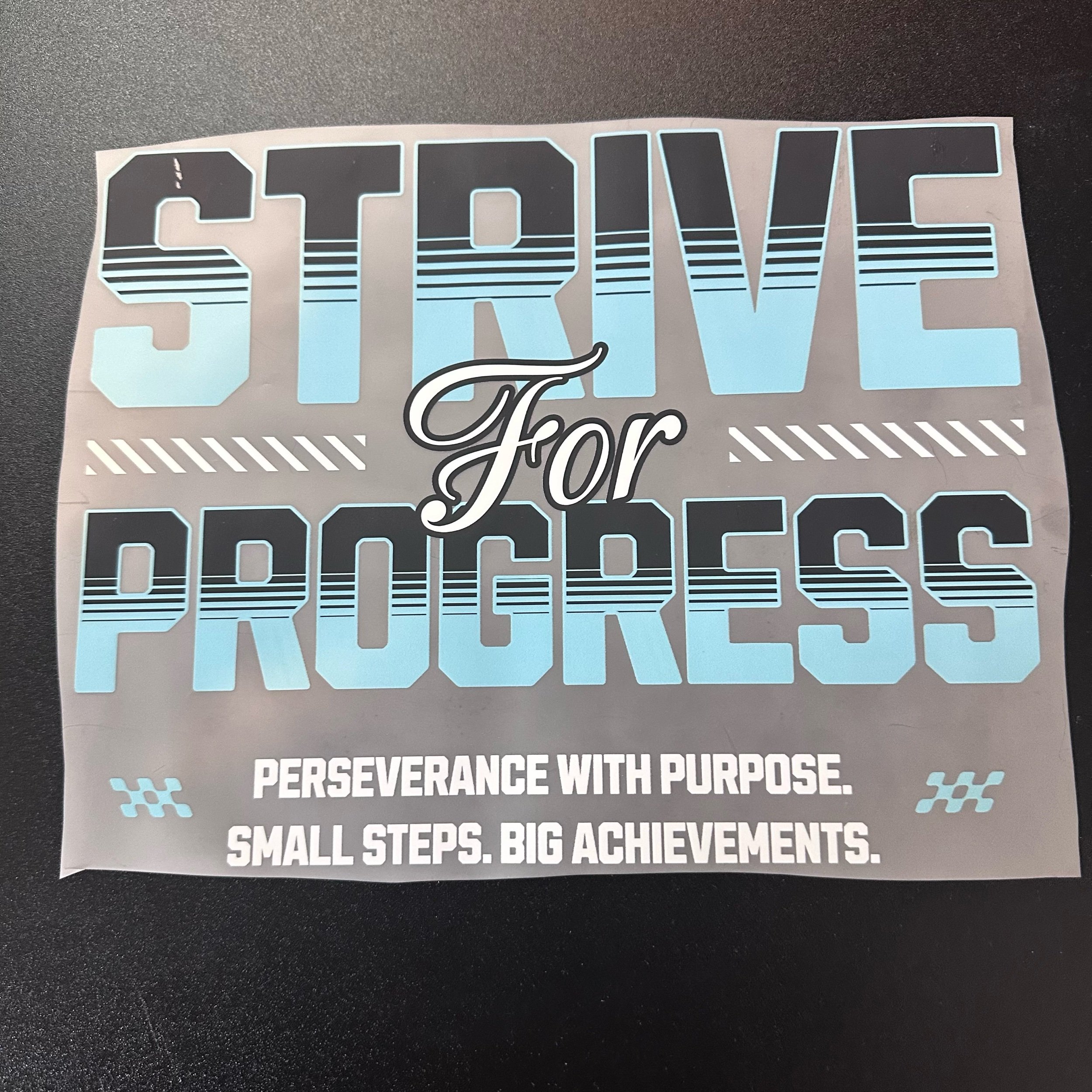 Strive For Progress | Perserverance with Purpose