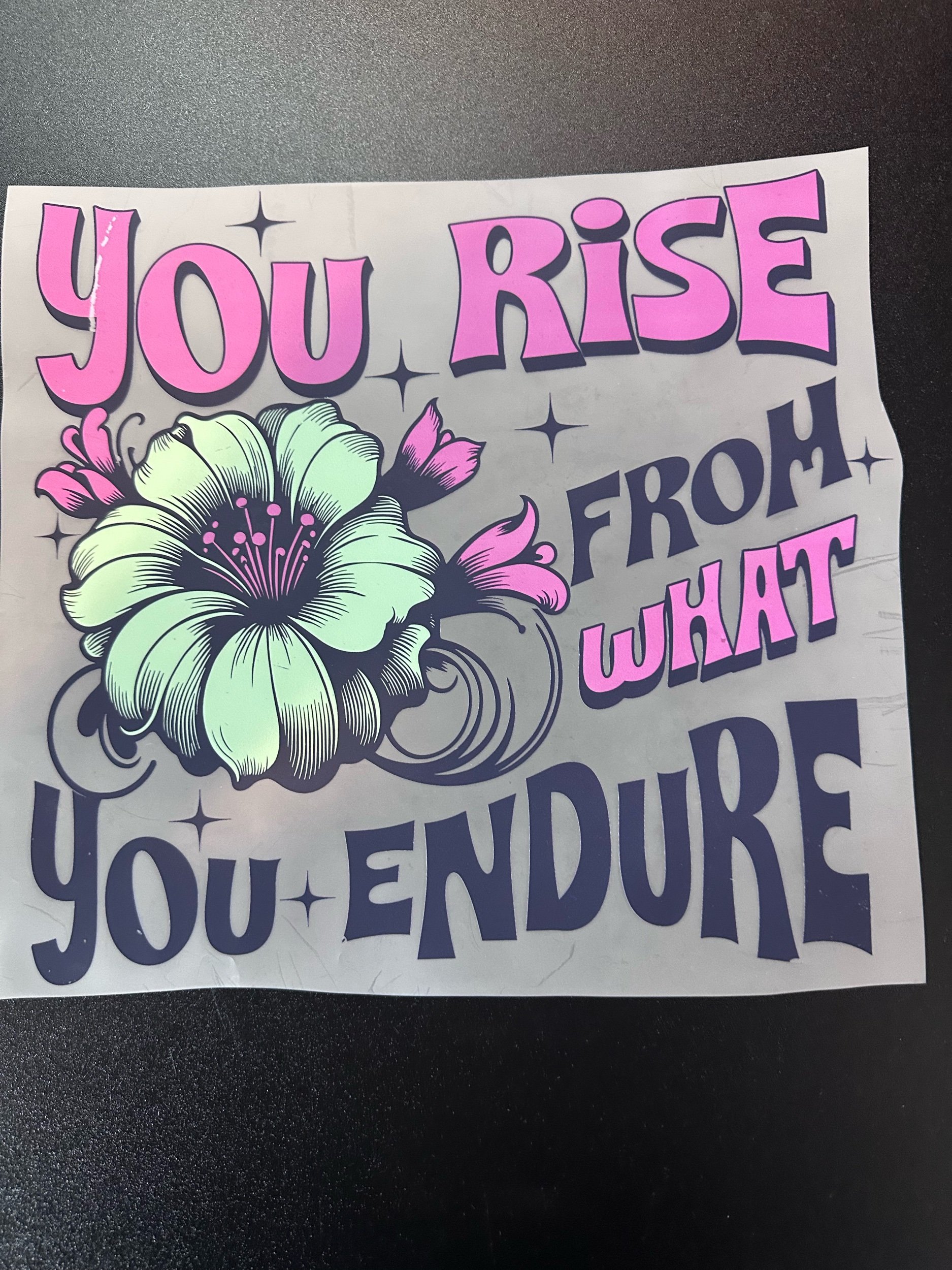 You Rise From What You Endure