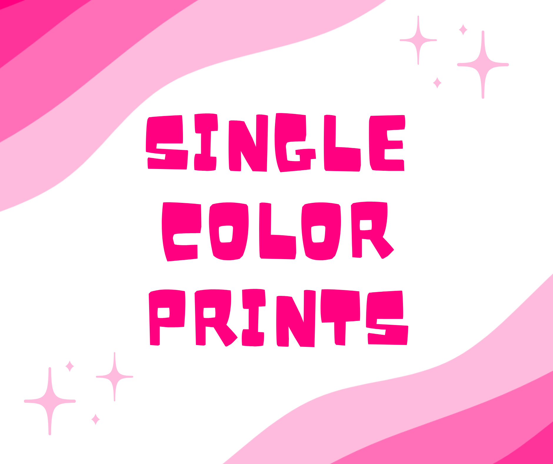 Ready-to-Press Single Color Screen Print Transfers