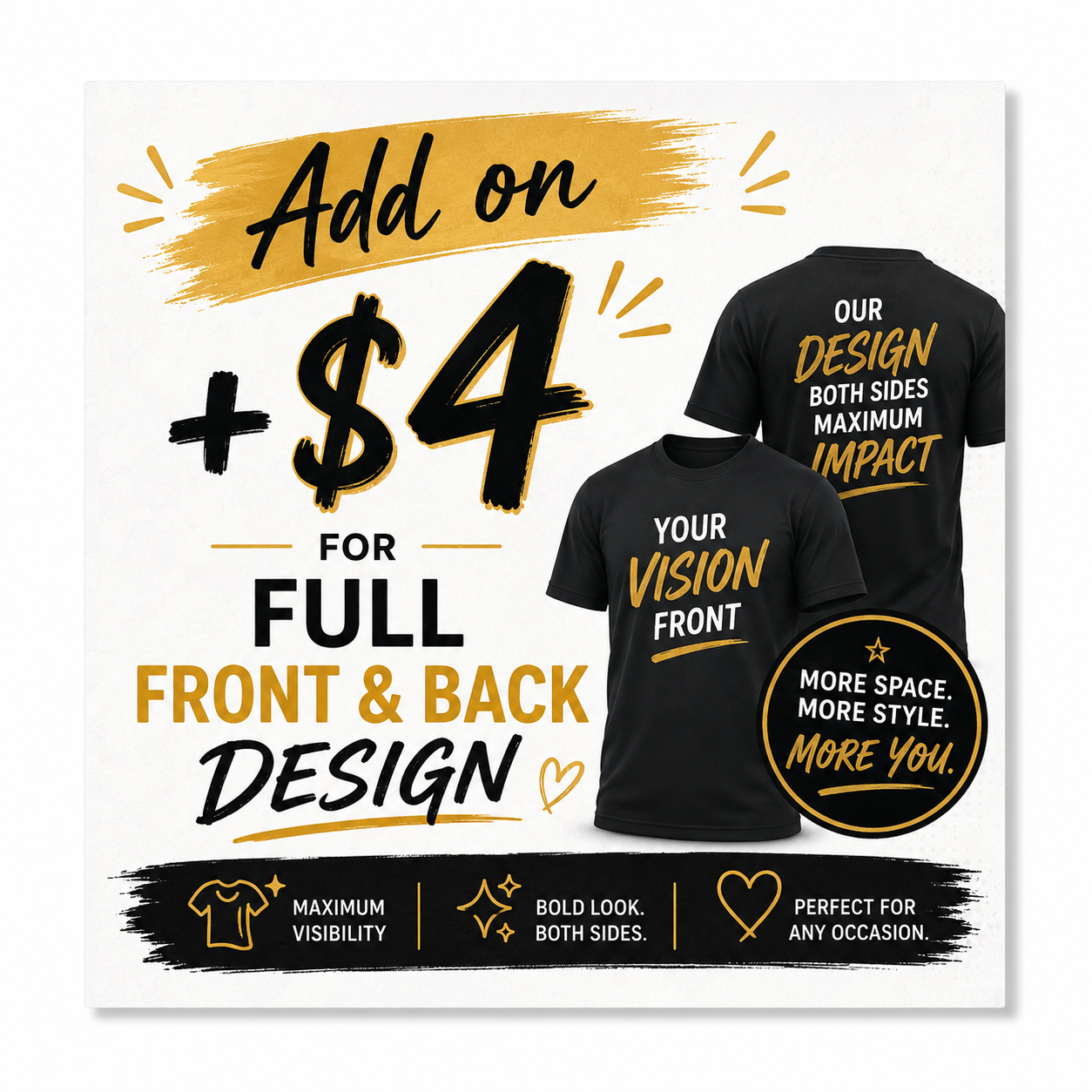 Full Front & Back Design Upgrade (+$4)