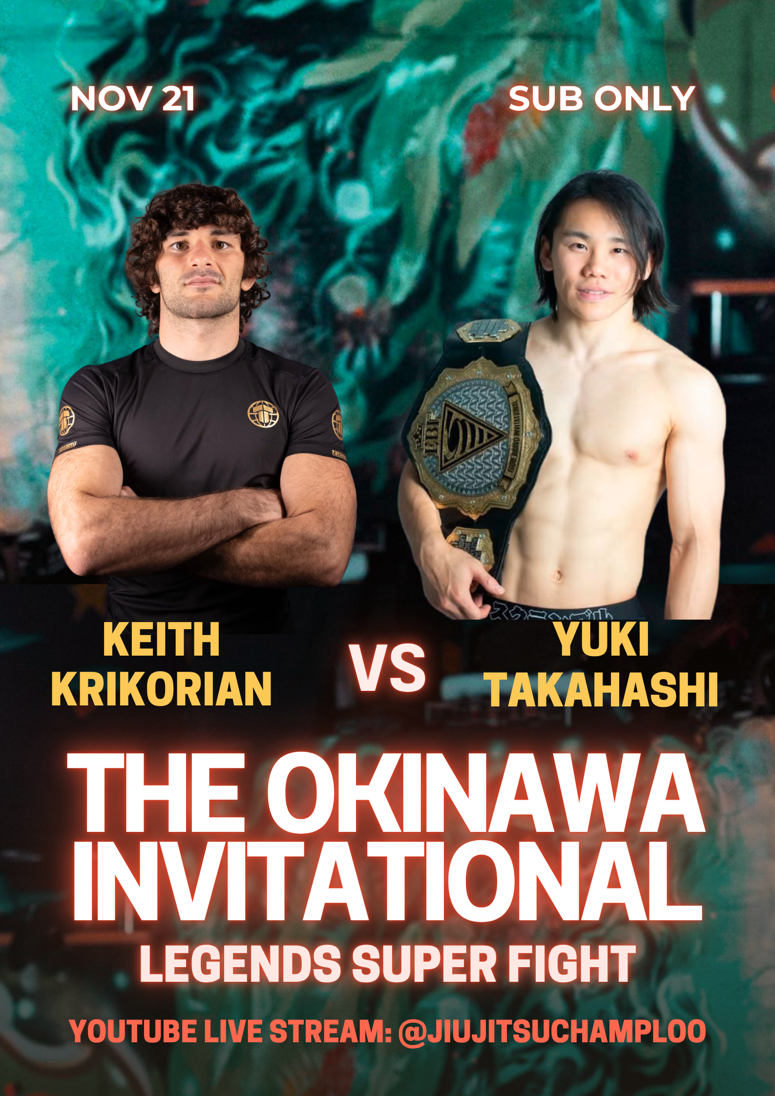 Keith Krikorian vs Yuki Takahashi for the 155LBS Legends Title